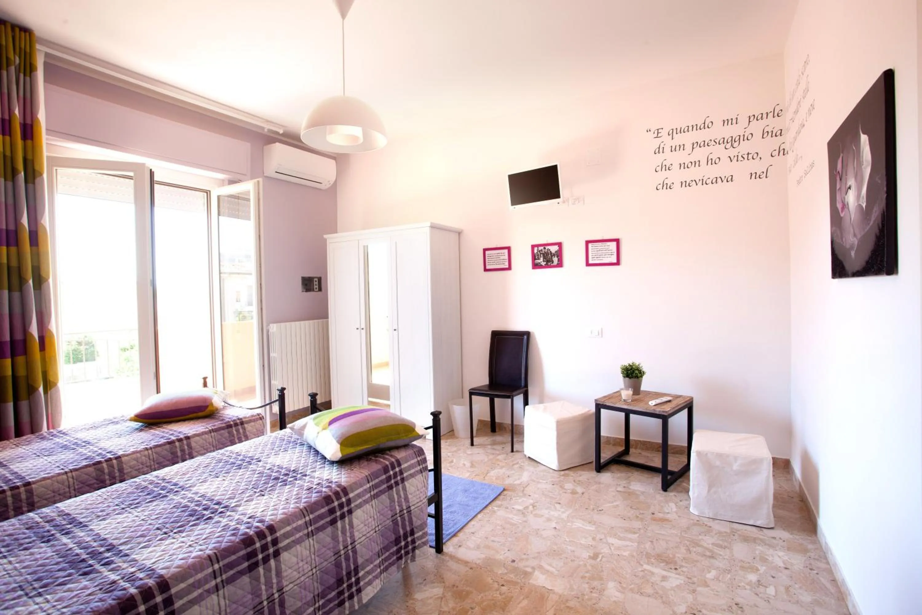 Bedroom, Bed in B&B I Poeti