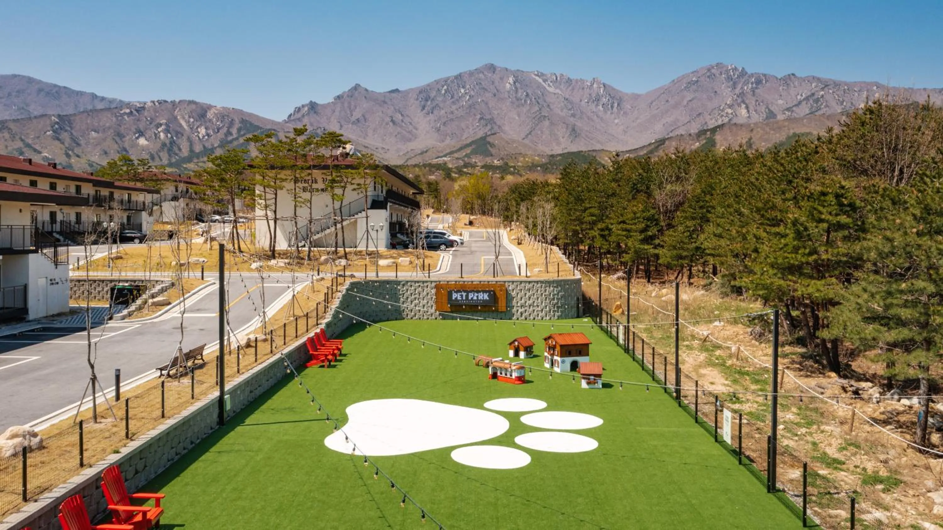 Decorative detail in Kensington Resort Seorak Valley