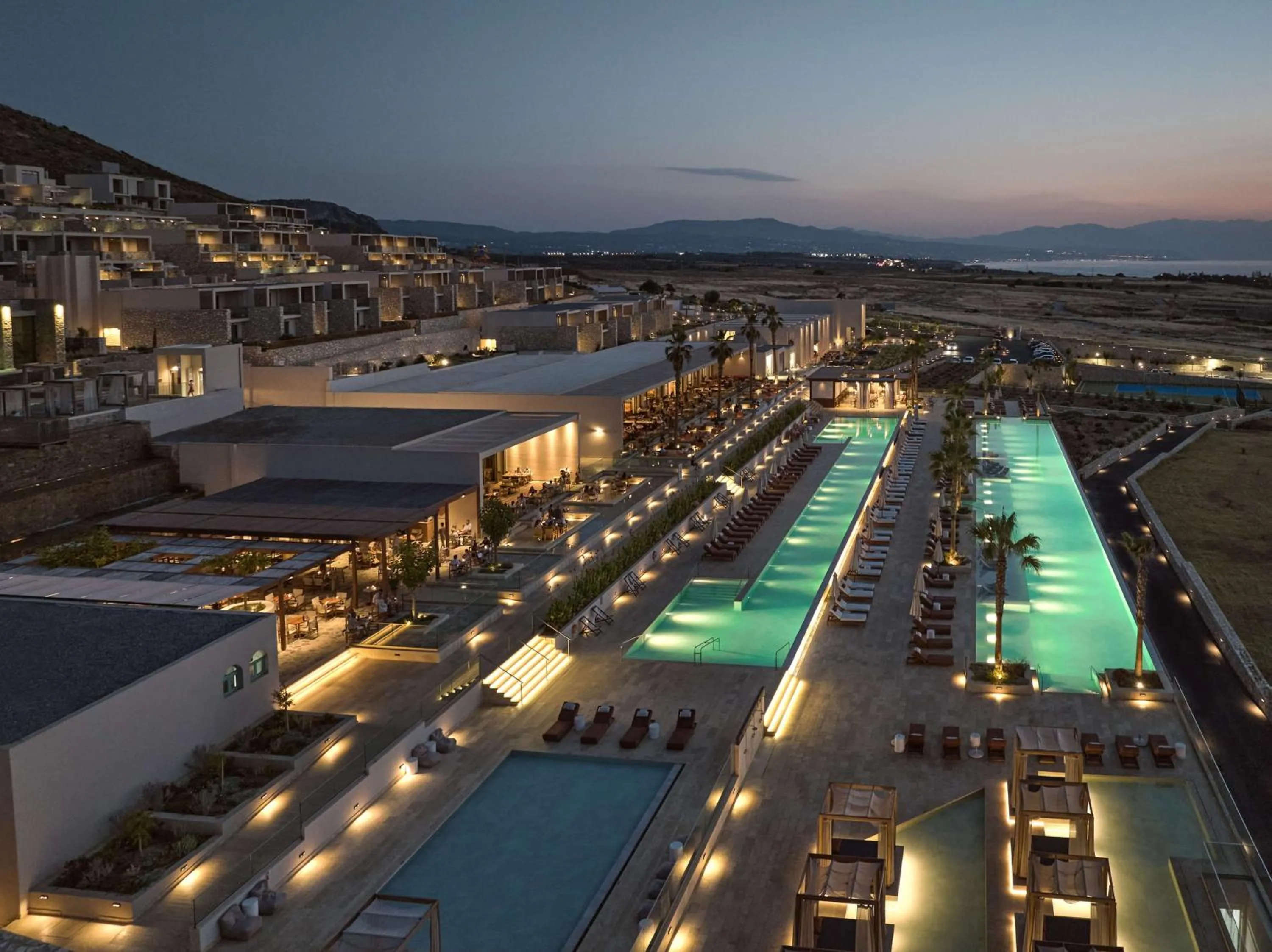 Pool view in The Royal Senses Resort & Spa Crete, Curio Collection by Hilton