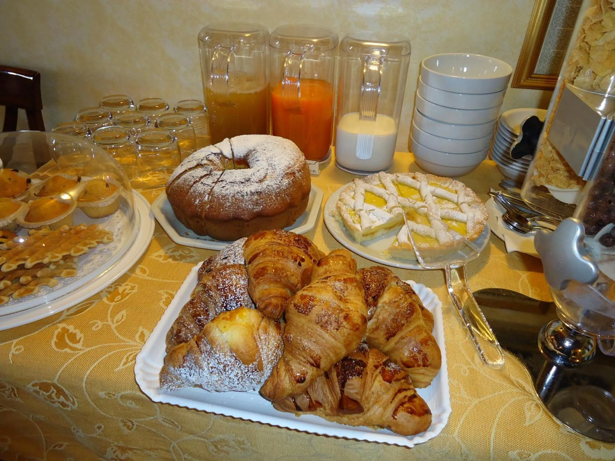 Food and drinks in La Dimora di d'Annunzio