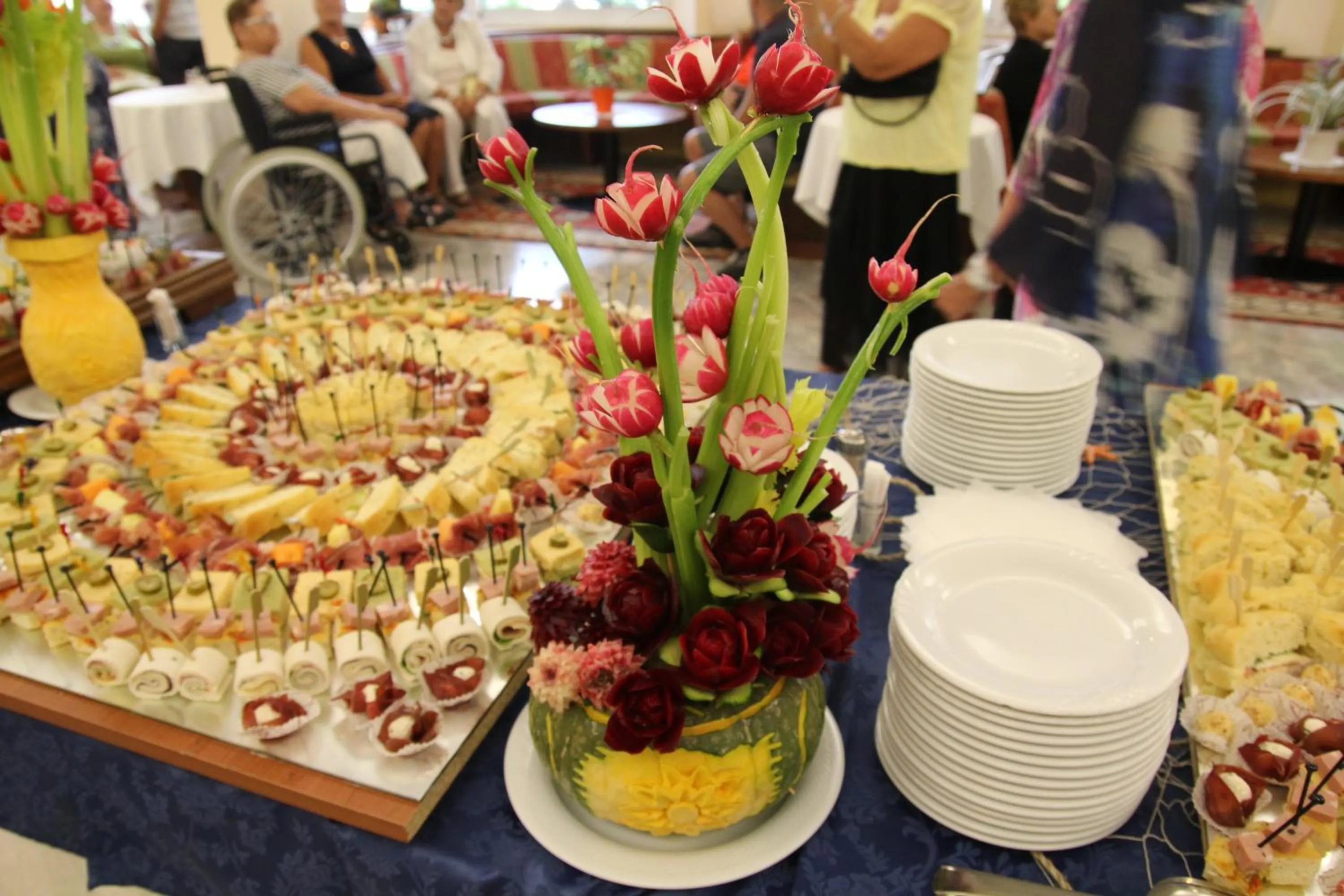 Food close-up in Terme Villa Pace