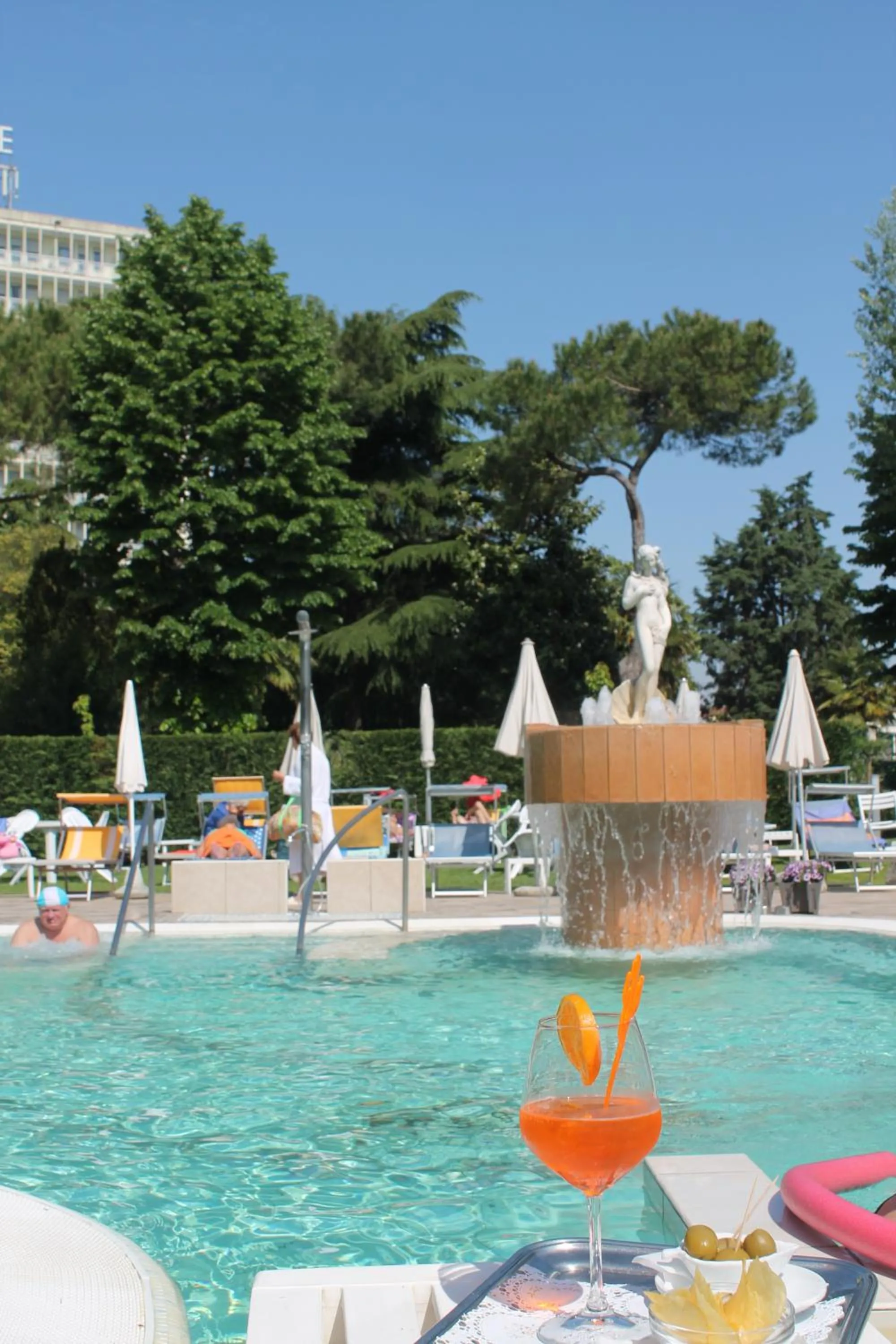 Swimming pool in Terme Villa Pace