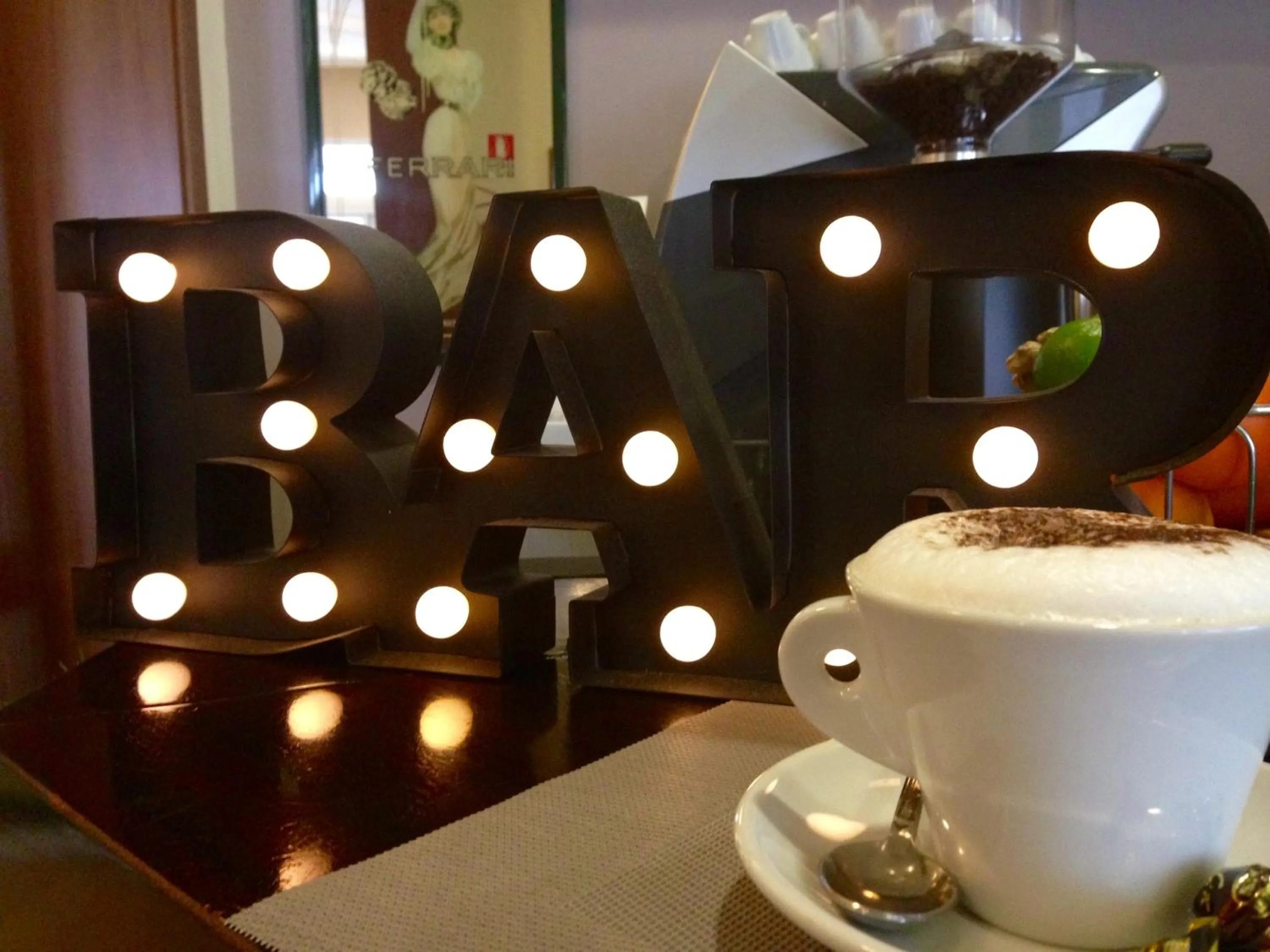 Decorative detail in Terme Villa Pace