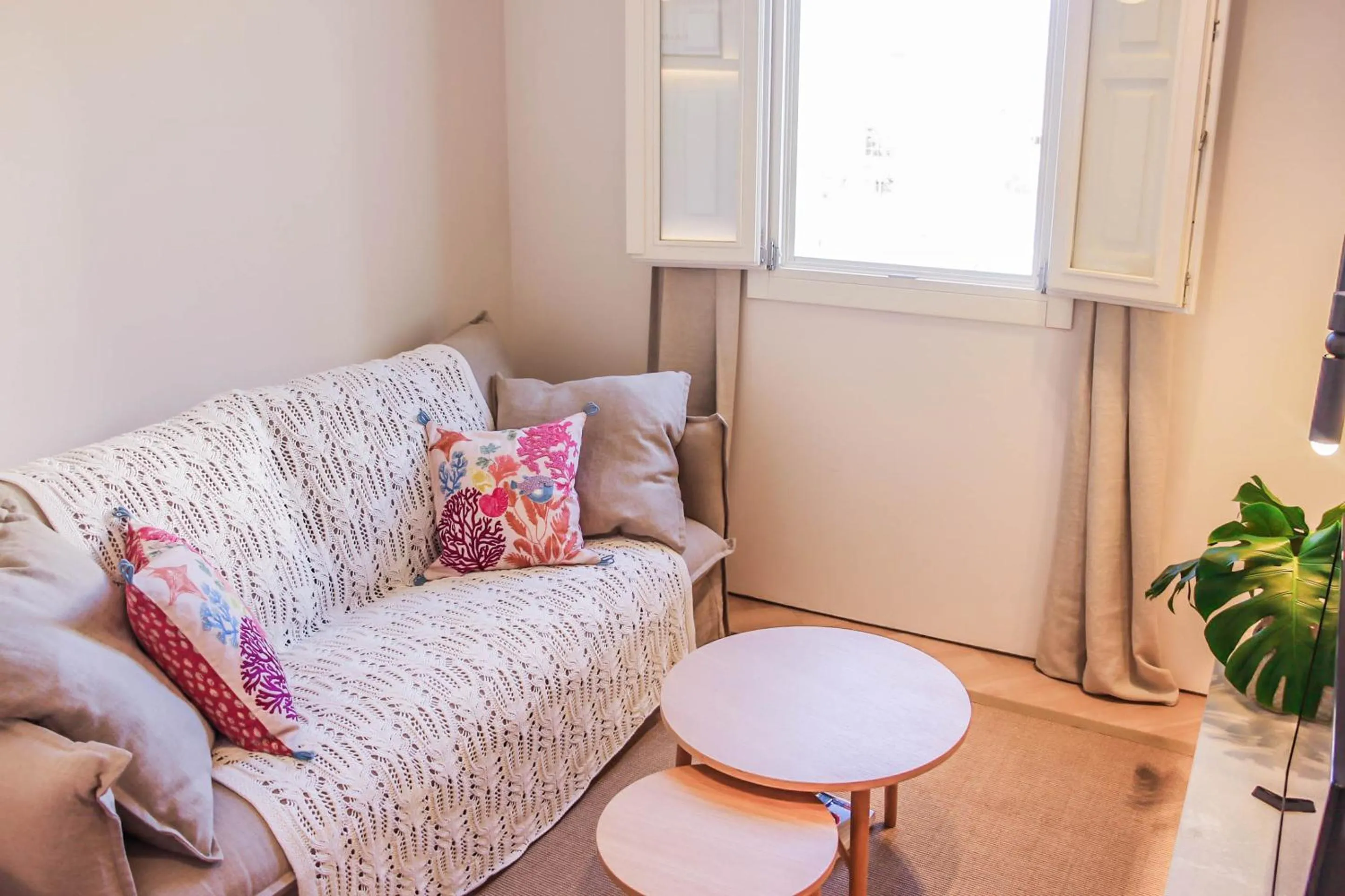 Seating area in The Boc Suites