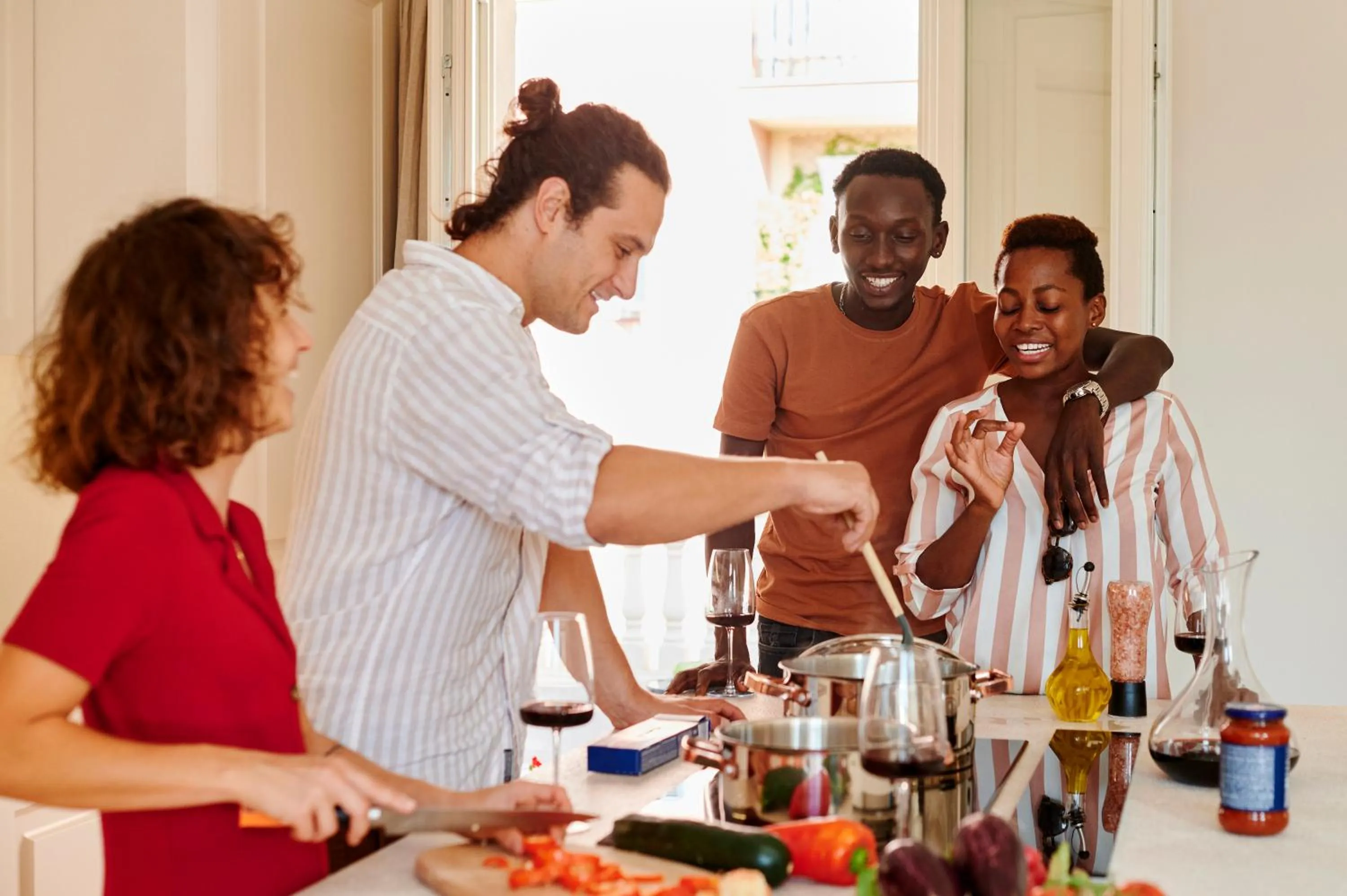 Kitchen or kitchenette in The Boc Suites