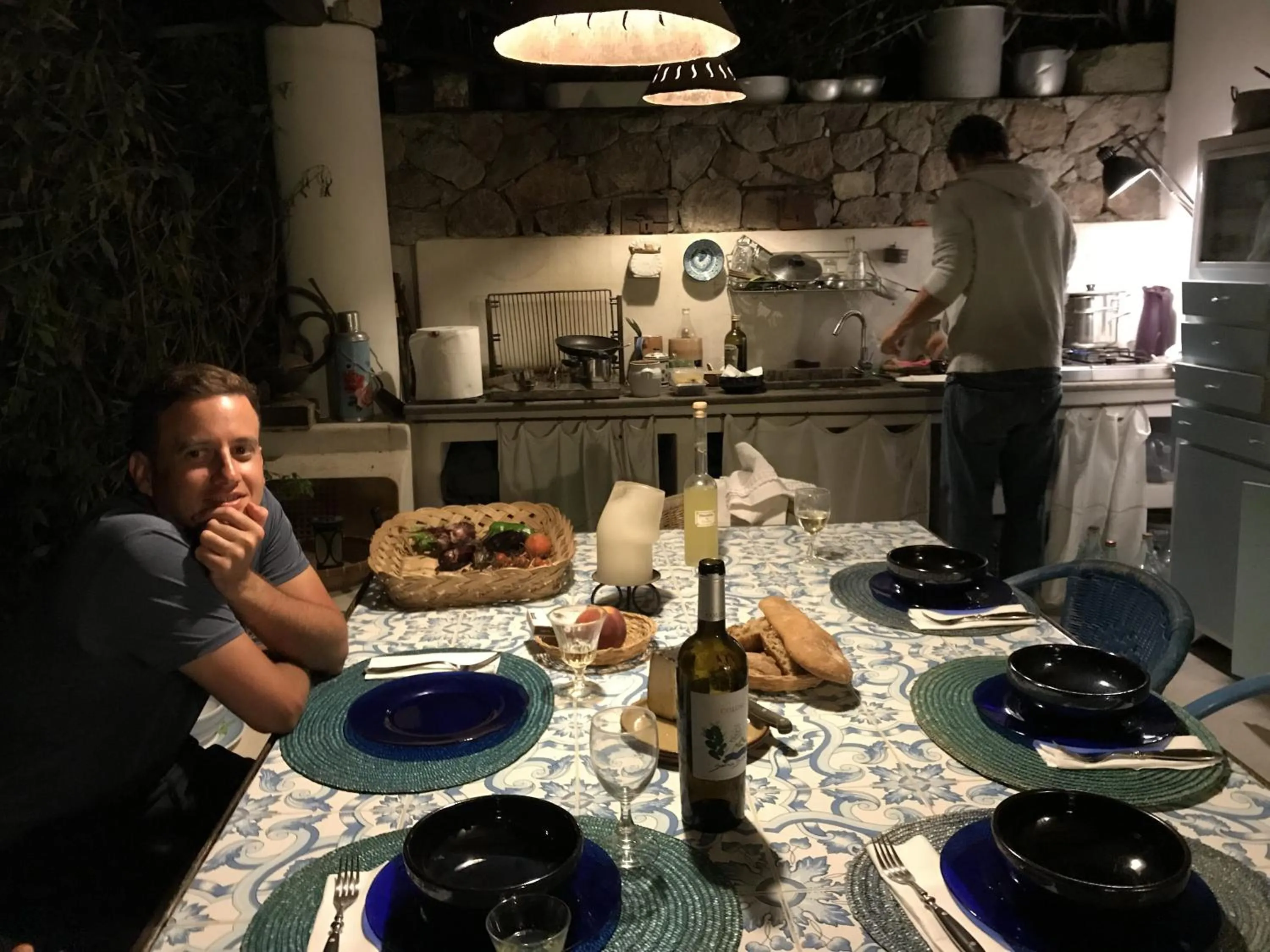 Kitchen or kitchenette in B&B Al Salvatore Di Lipari