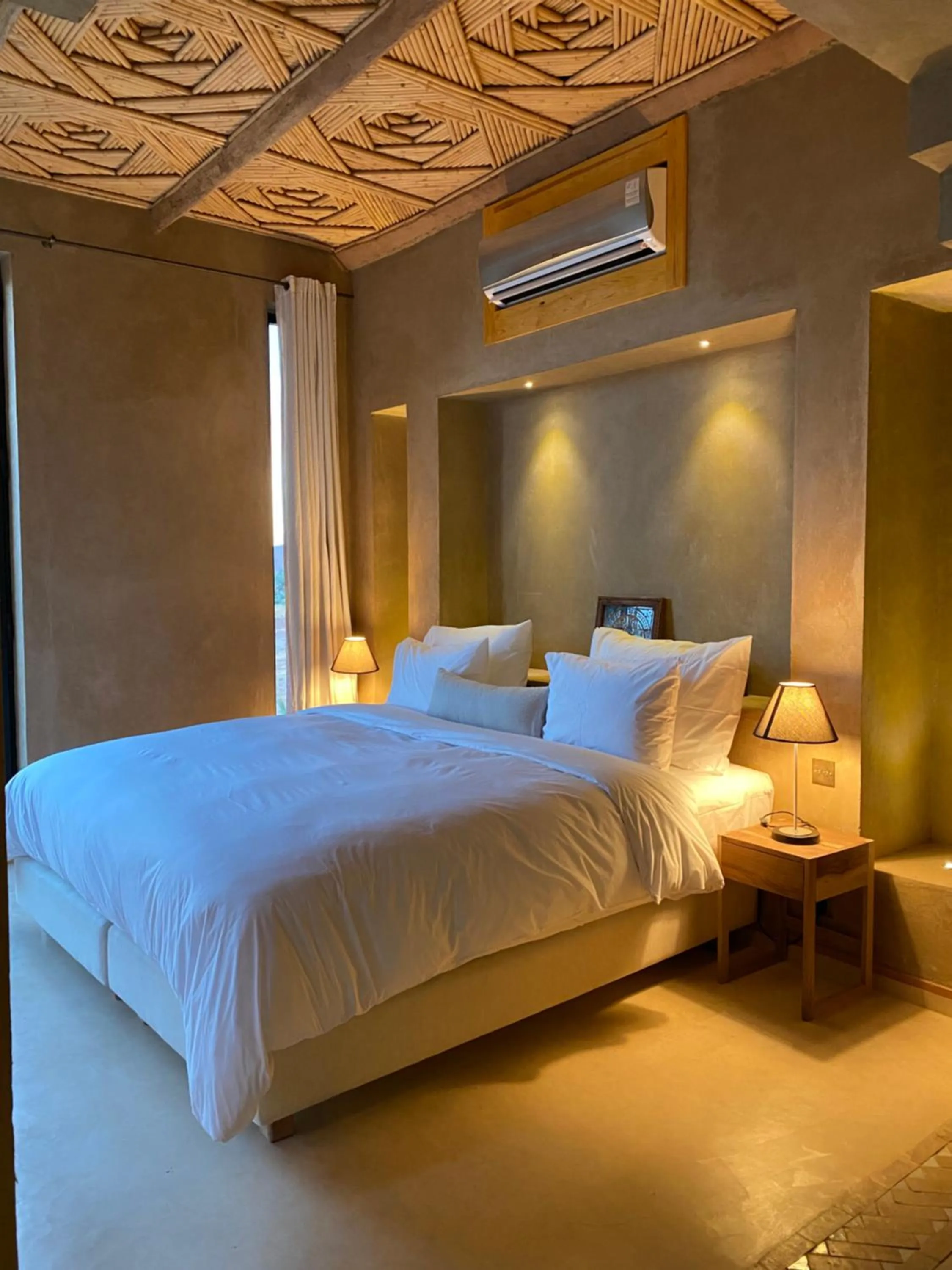 Bed in Kasbah Tamsna