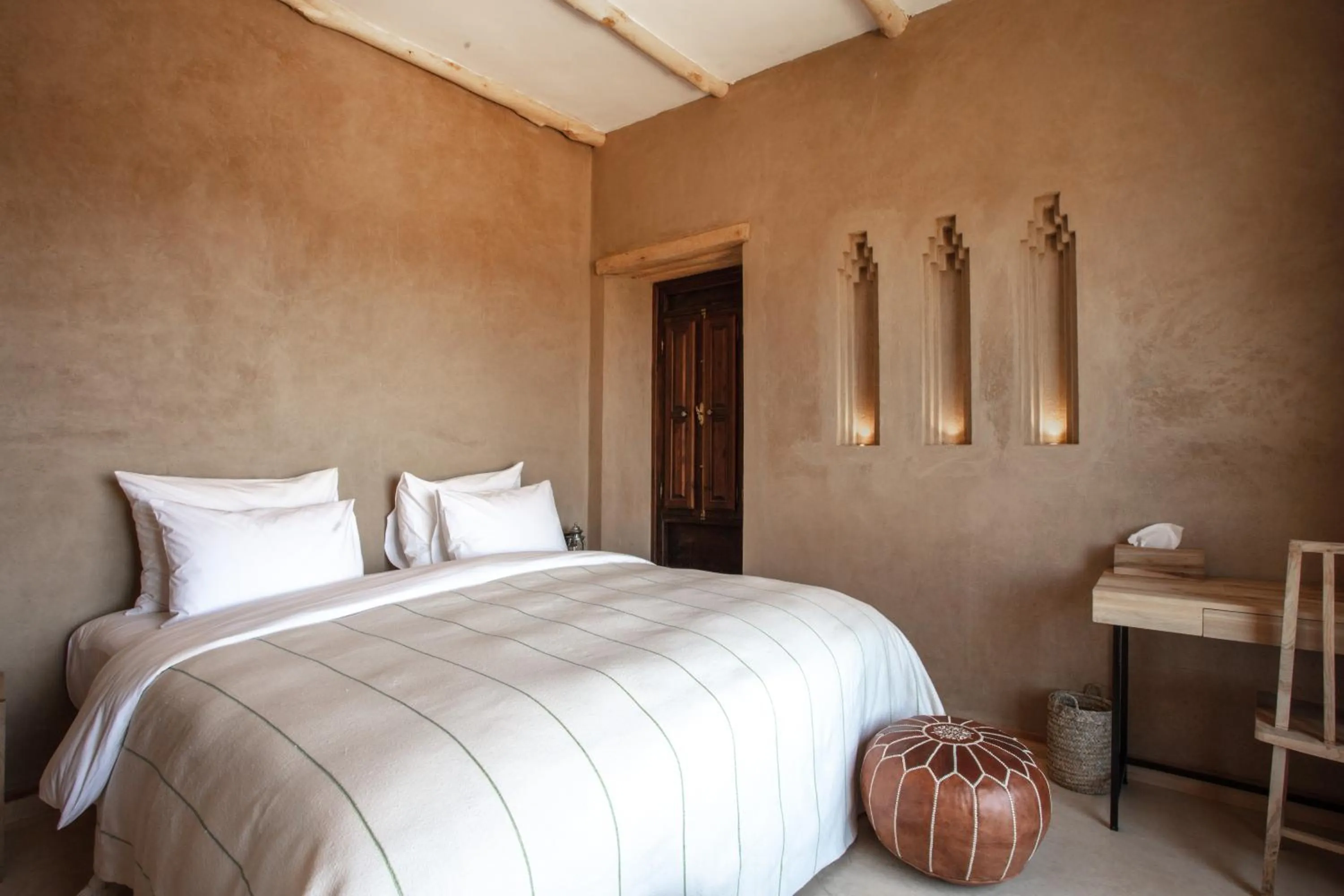 Bed in Kasbah Tamsna