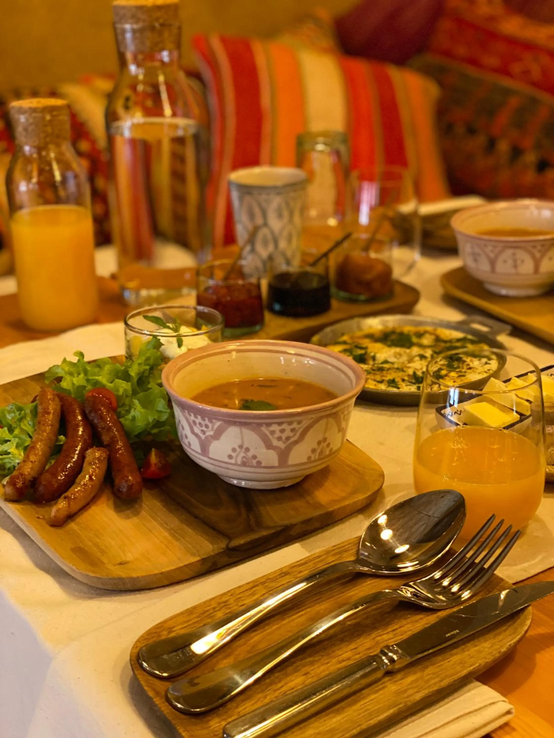 Breakfast in Kasbah Tamsna