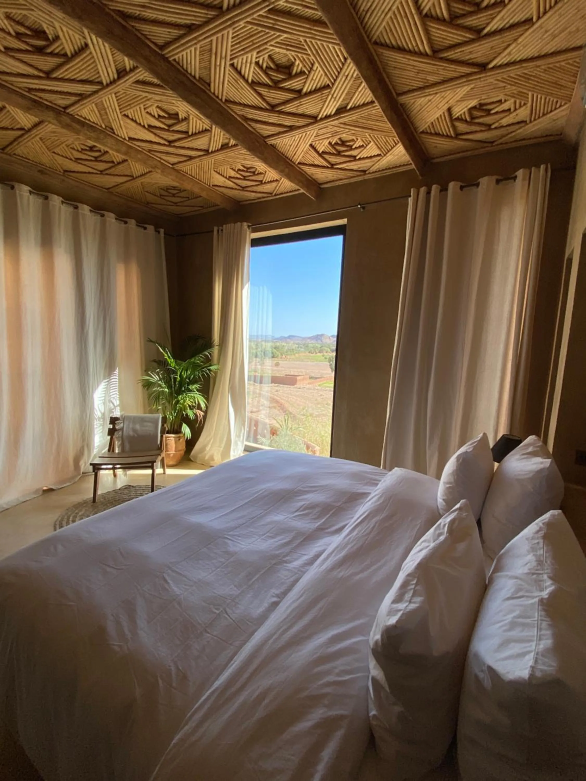 Bed in Kasbah Tamsna