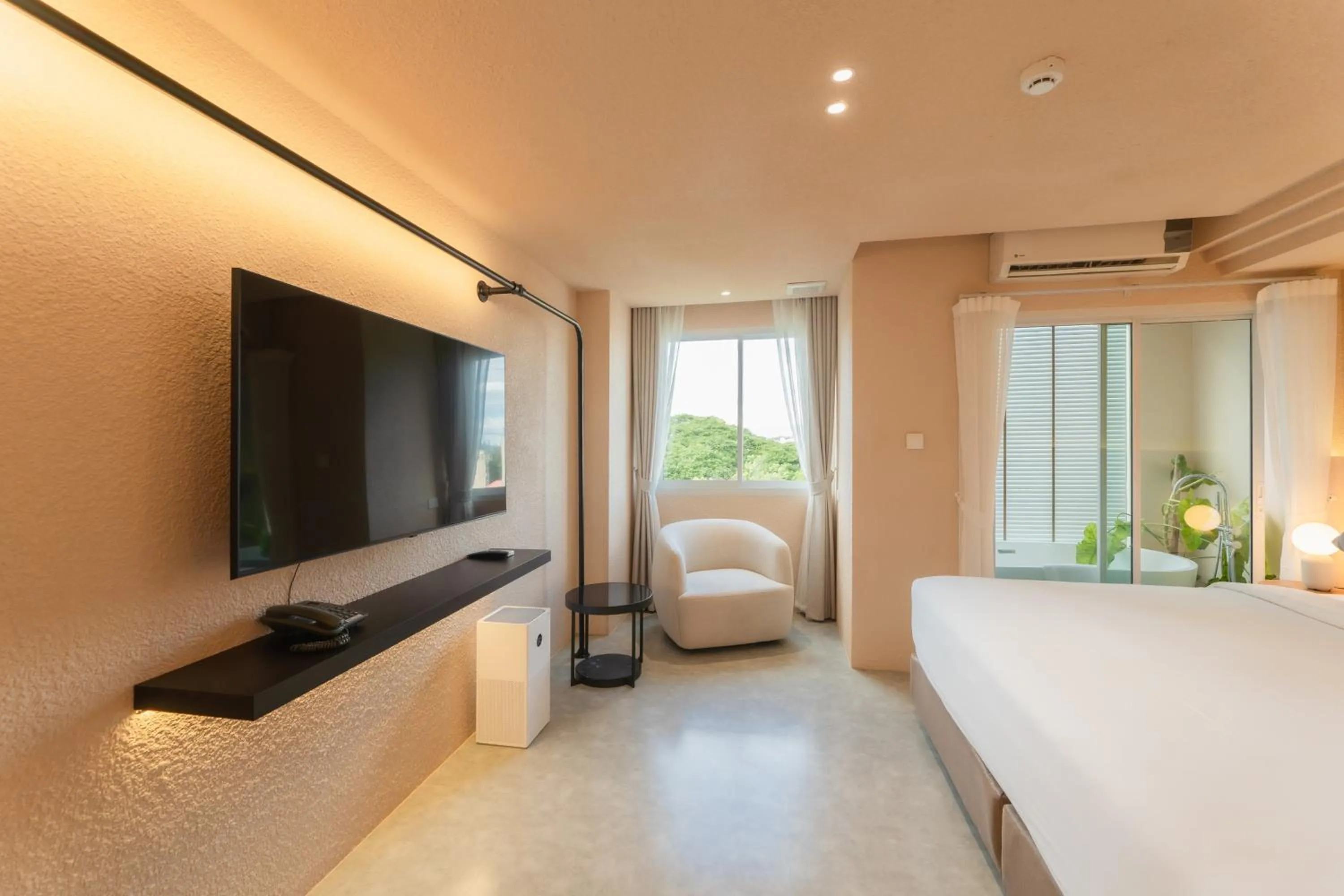 Bed in Mai Hotel Chiang Mai ใหม่โฮเทล เชียงใหม่