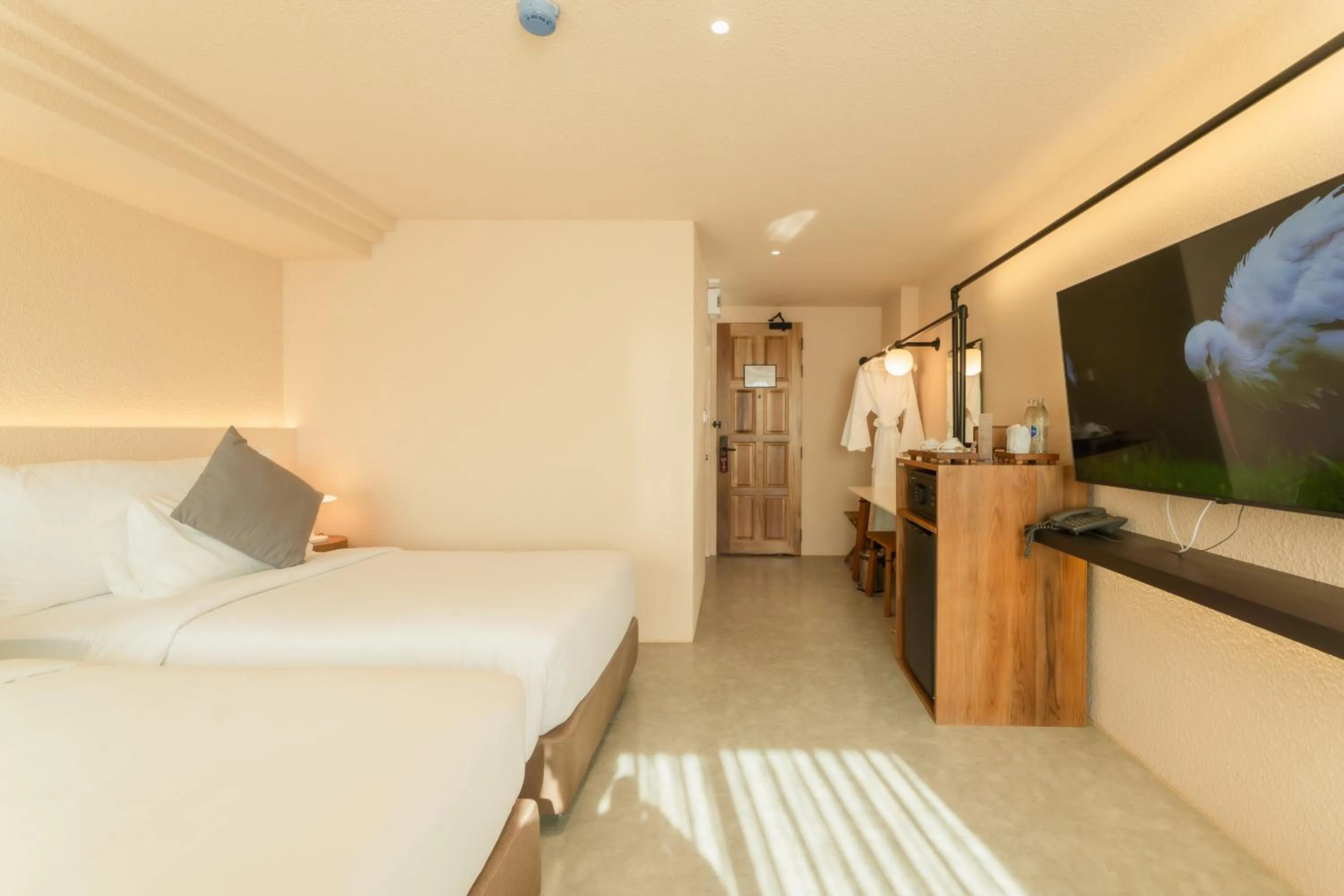 Bed in Mai Hotel Chiang Mai ใหม่โฮเทล เชียงใหม่