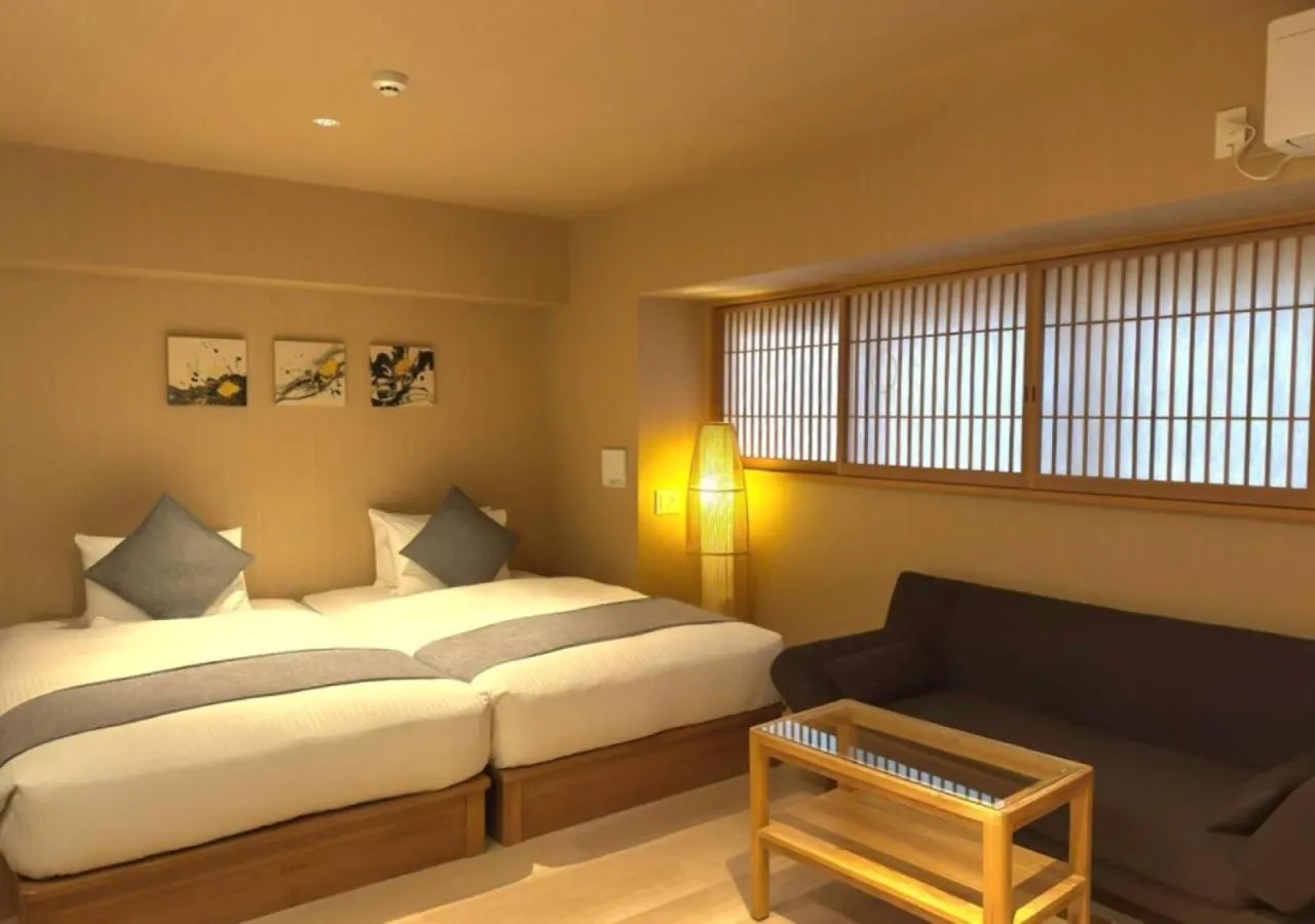 Photo of the whole room, Bed in Stay SAKURA Tokyo Shinjuku Hyakukura