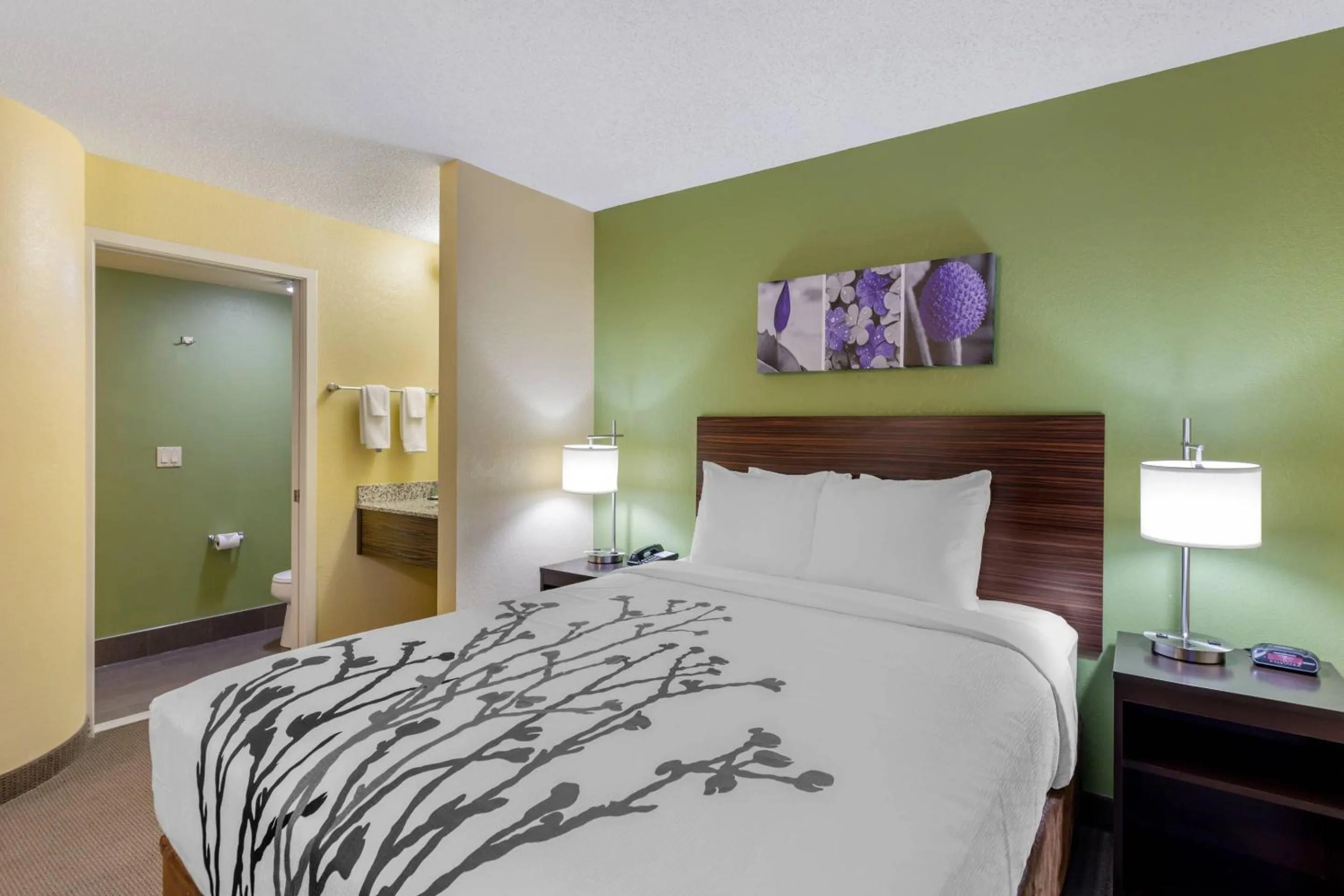 Bed in Sleep Inn Denver Tech Center