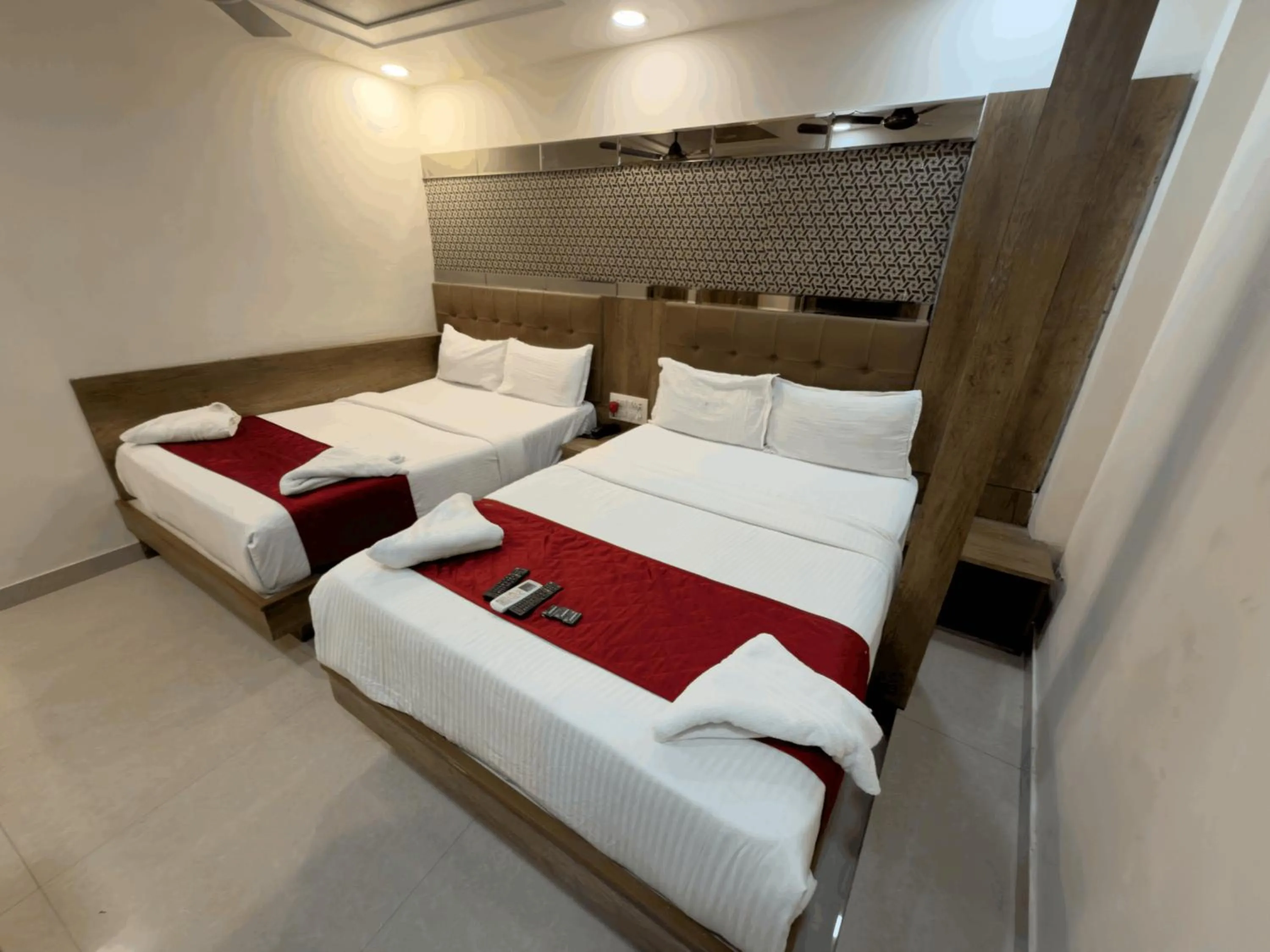 Bedroom, Bed in Hotel Hometown Near US Embassy BKC