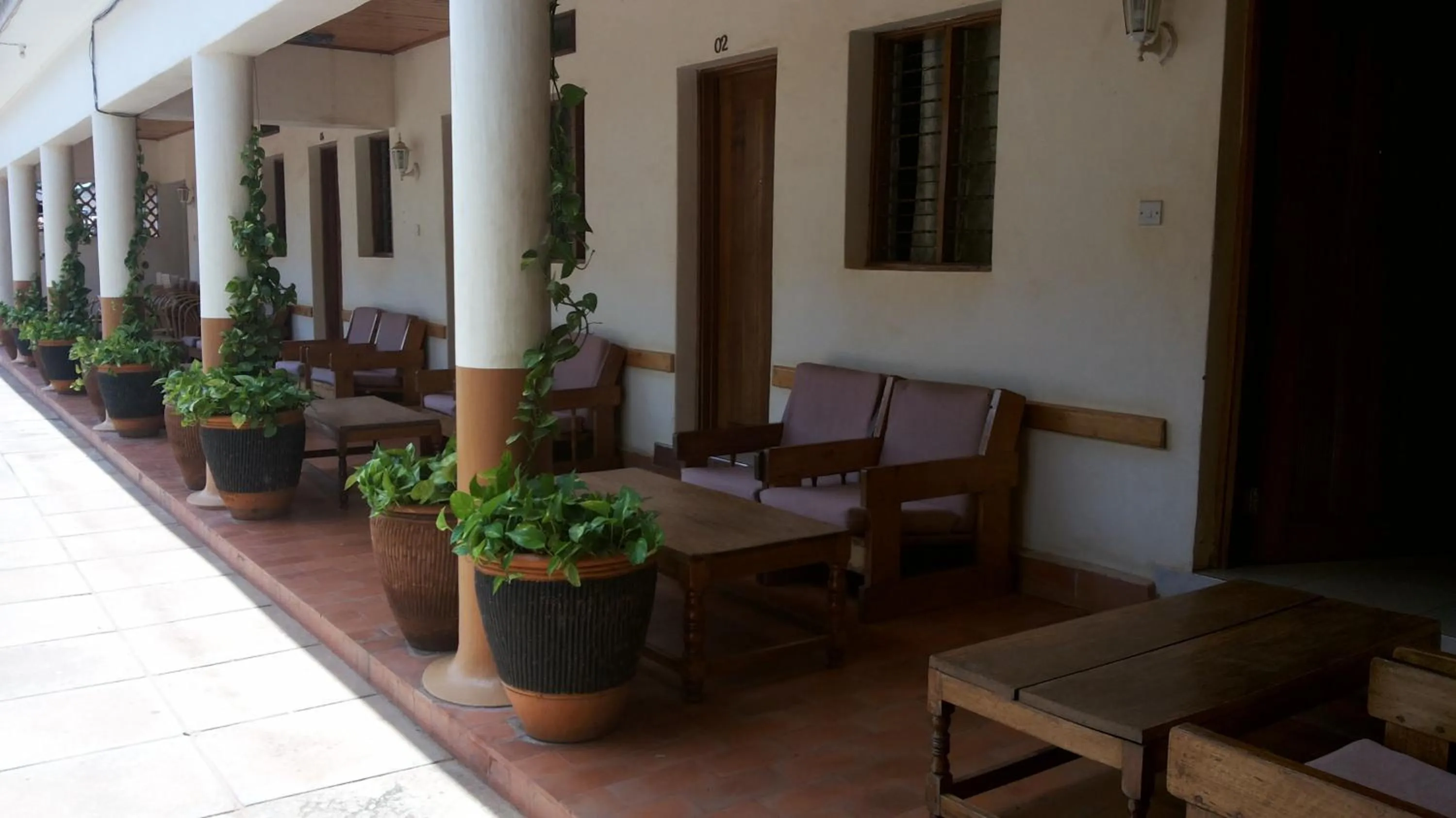 Balcony/Terrace in Zawadi Hotel