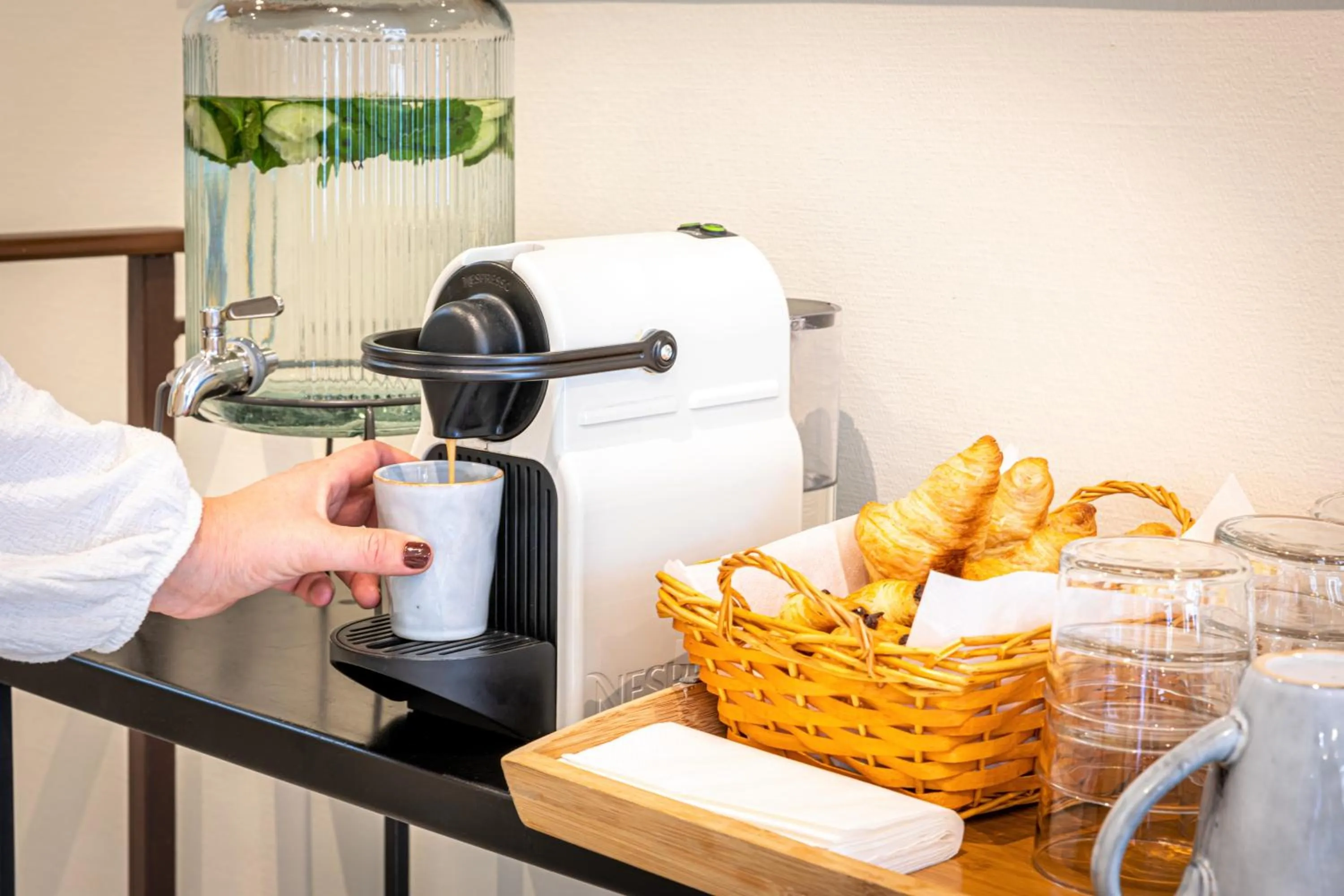 Lobby or reception in Hotel Ariane Montparnasse by Patrick Hayat
