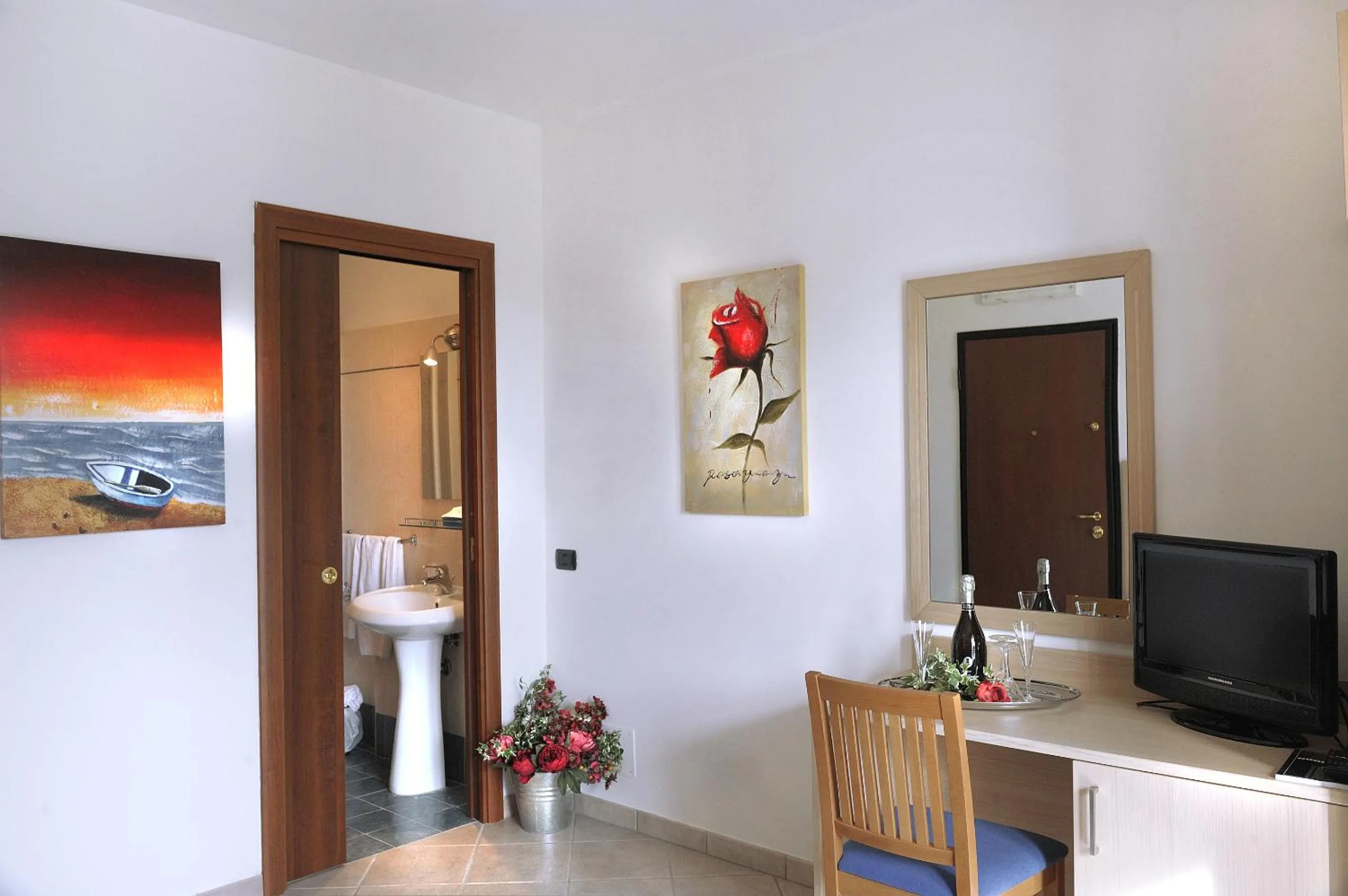 Decorative detail in Hotel La Quercia