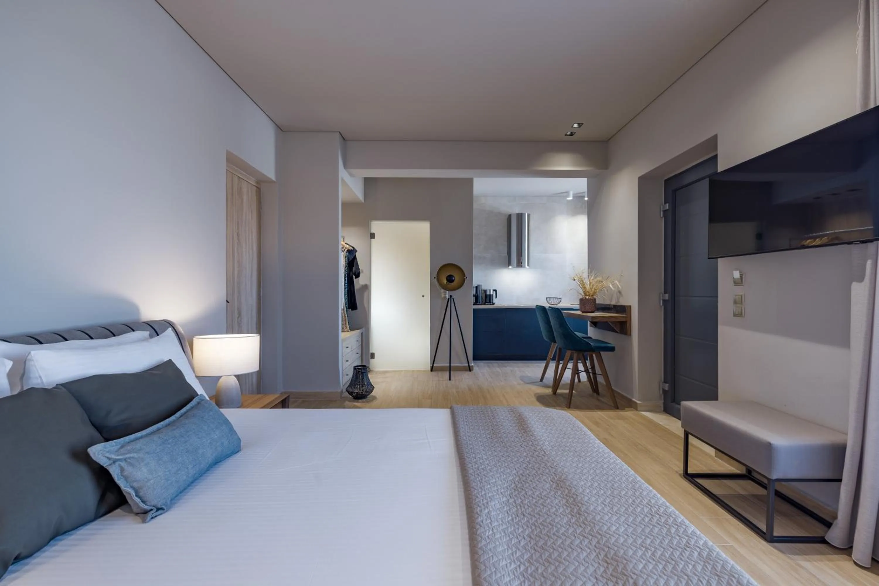 Bedroom, Bed in El Mar Naxos