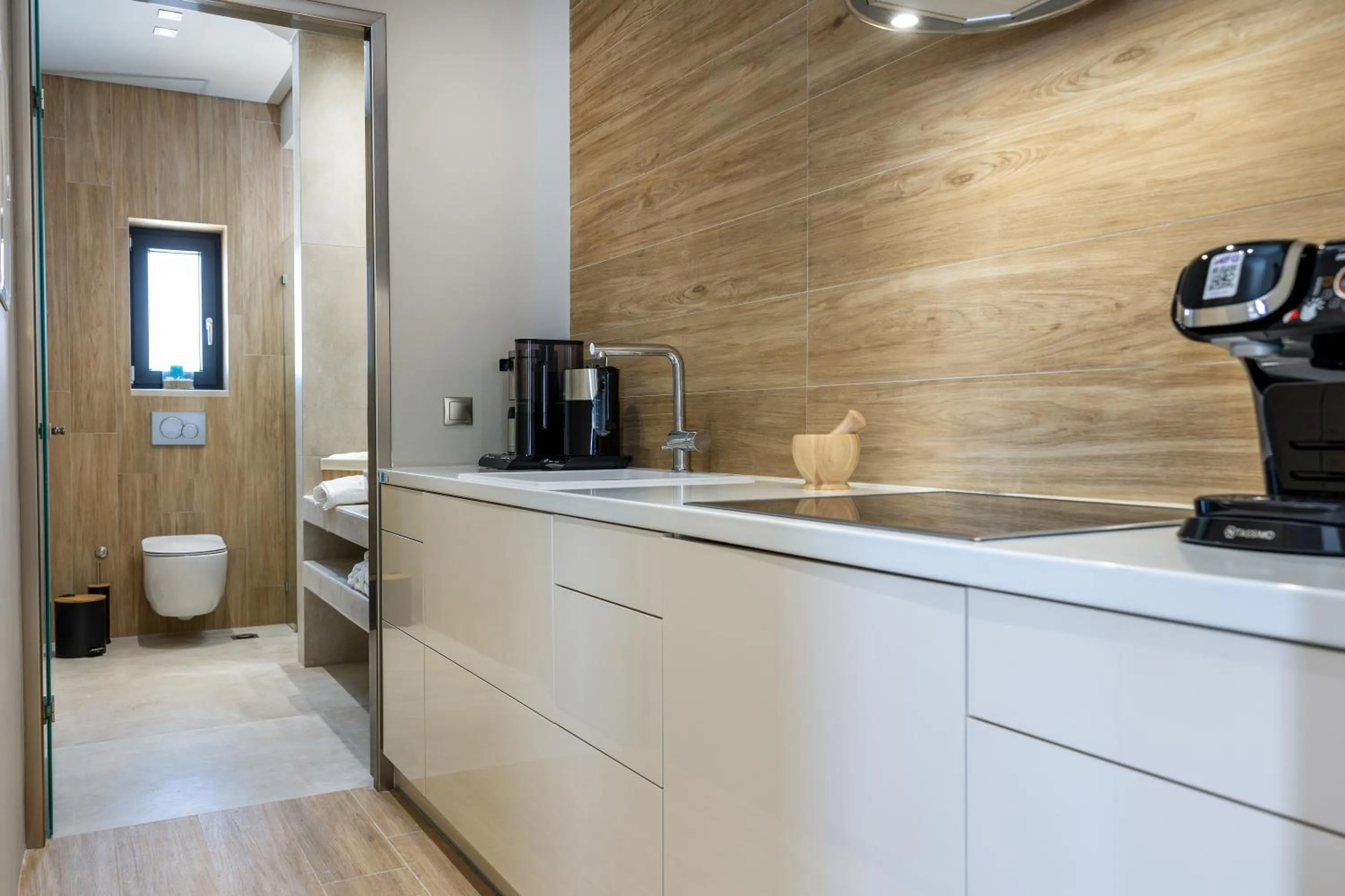 Kitchen or kitchenette in El Mar Naxos