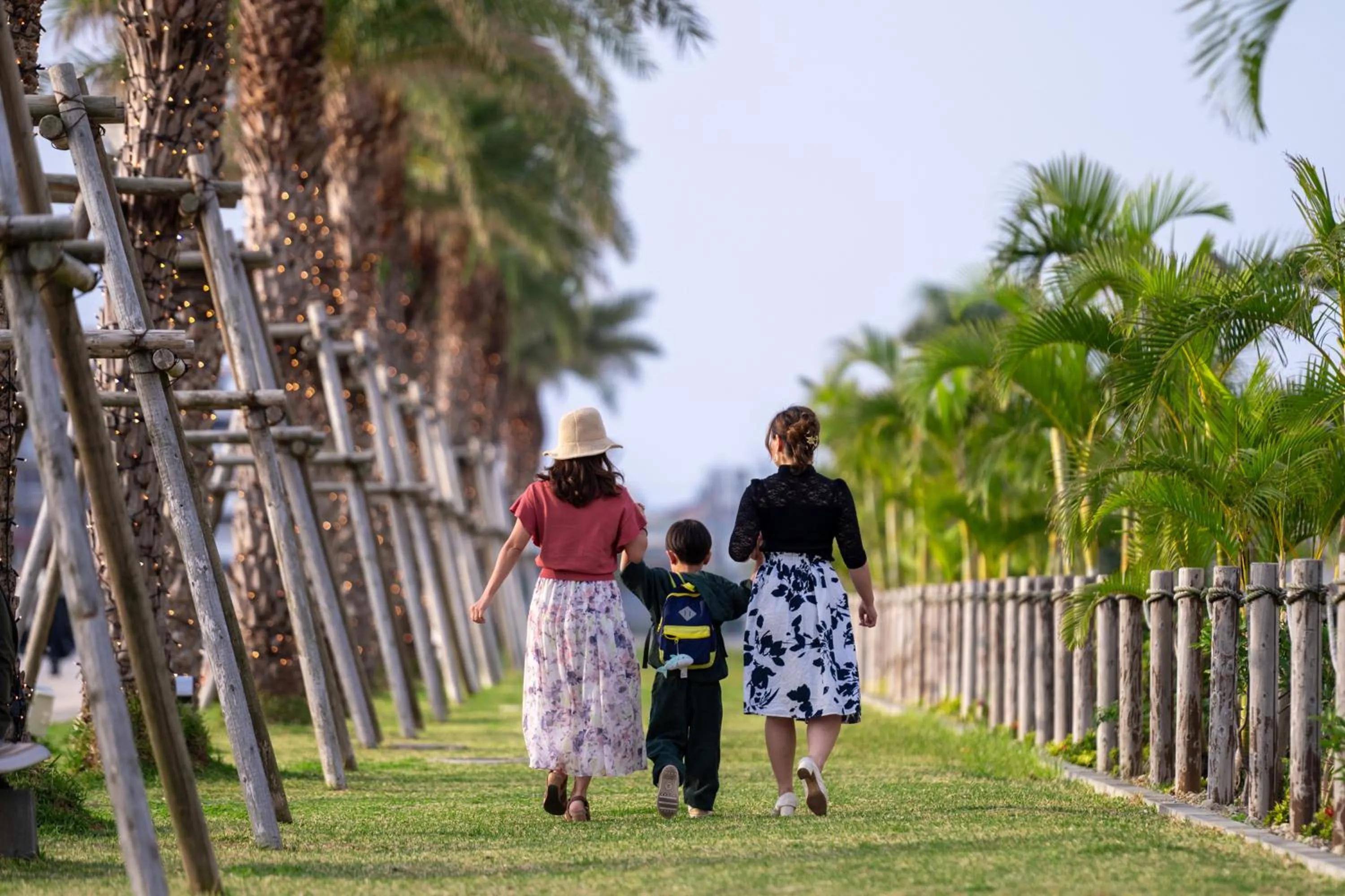 children in Aqua Resort in Chatan