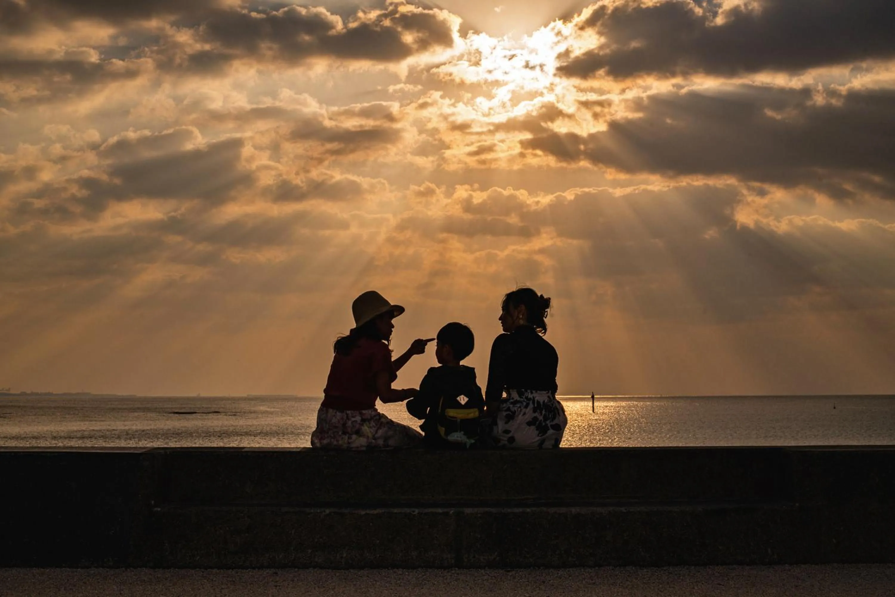 People in Aqua Resort in Chatan
