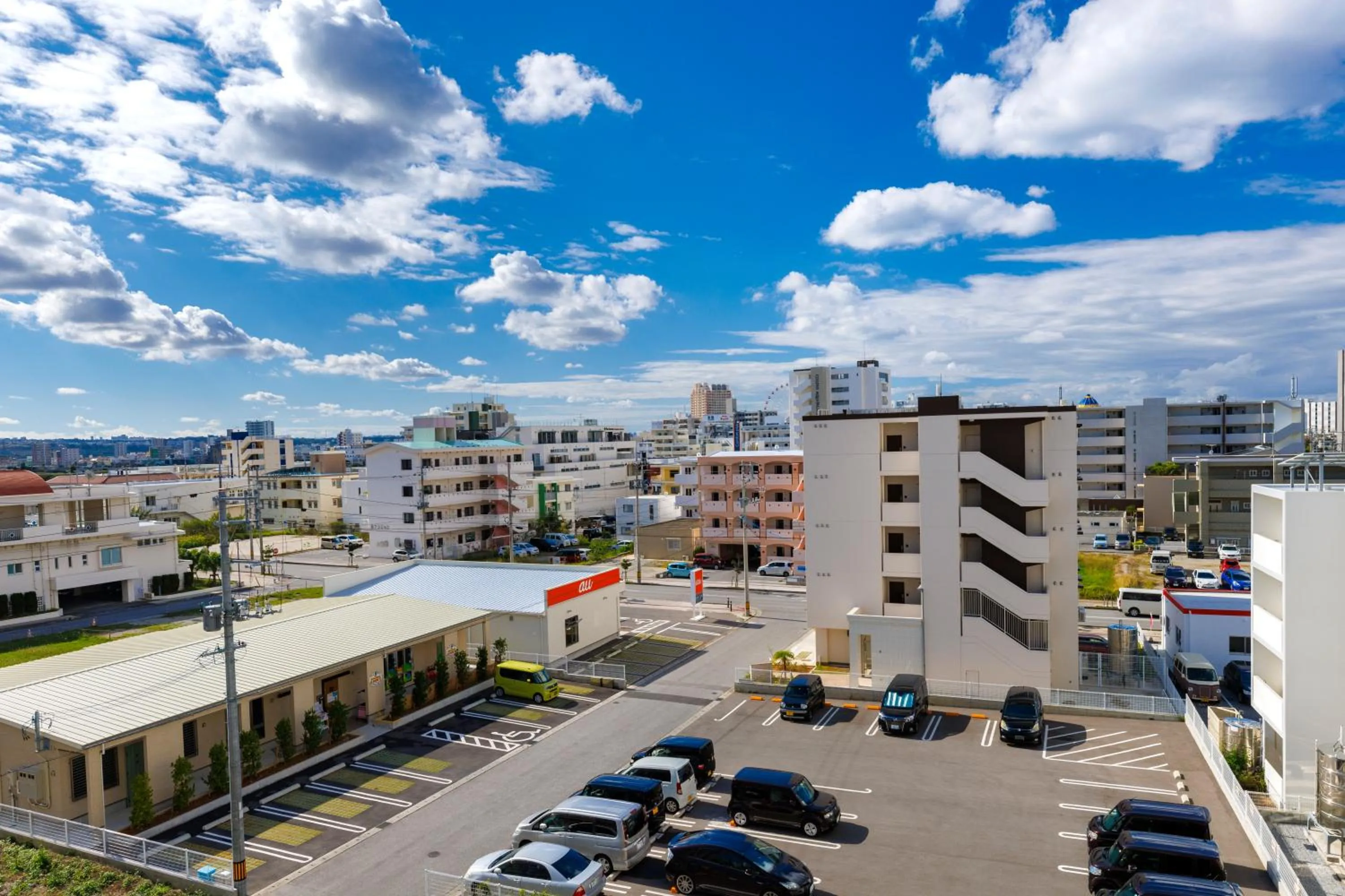 City view in Aqua Resort in Chatan