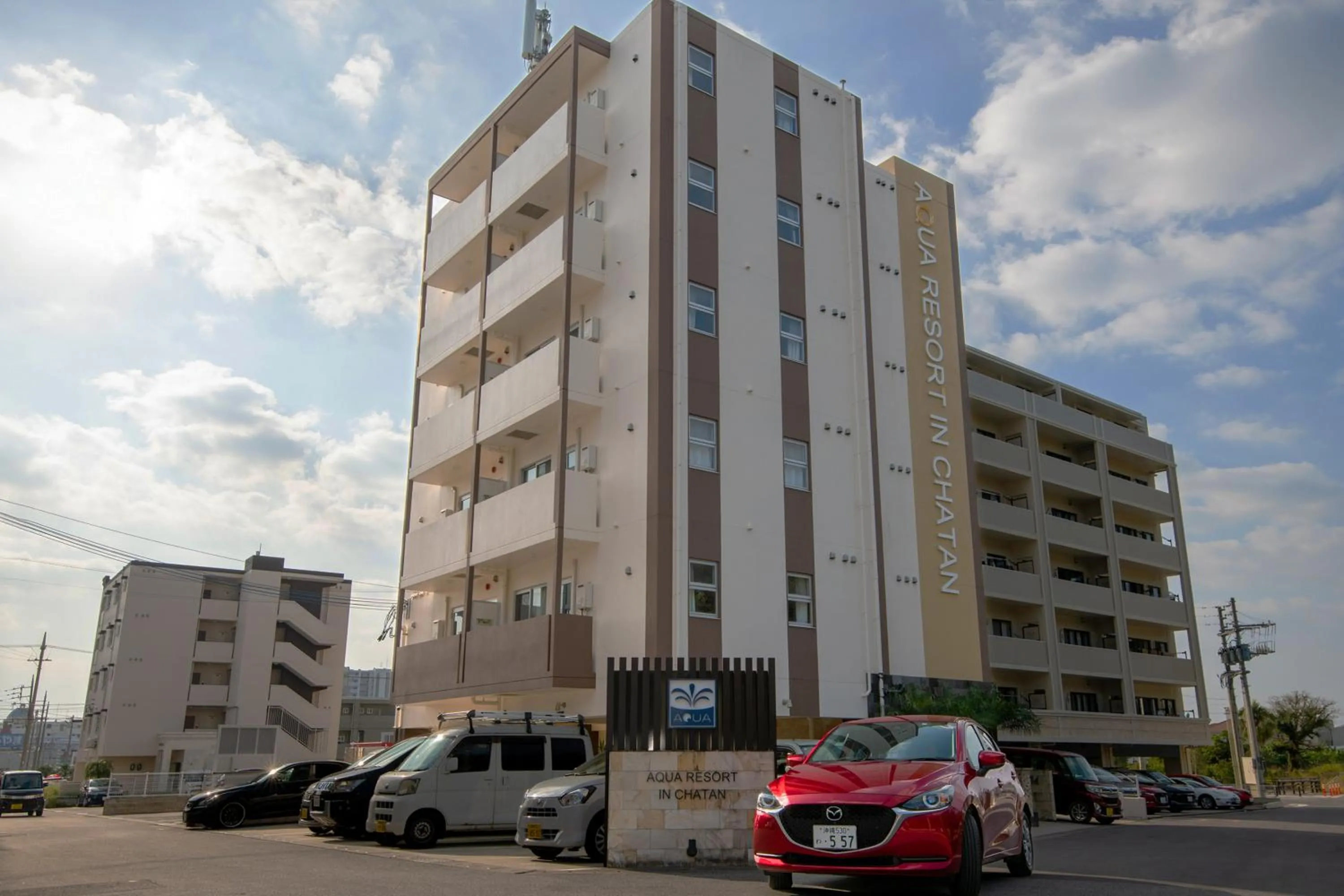 Property building in Aqua Resort in Chatan