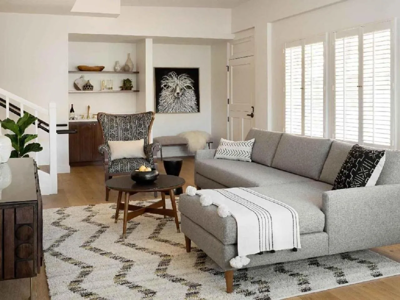 Living room in The Landsby