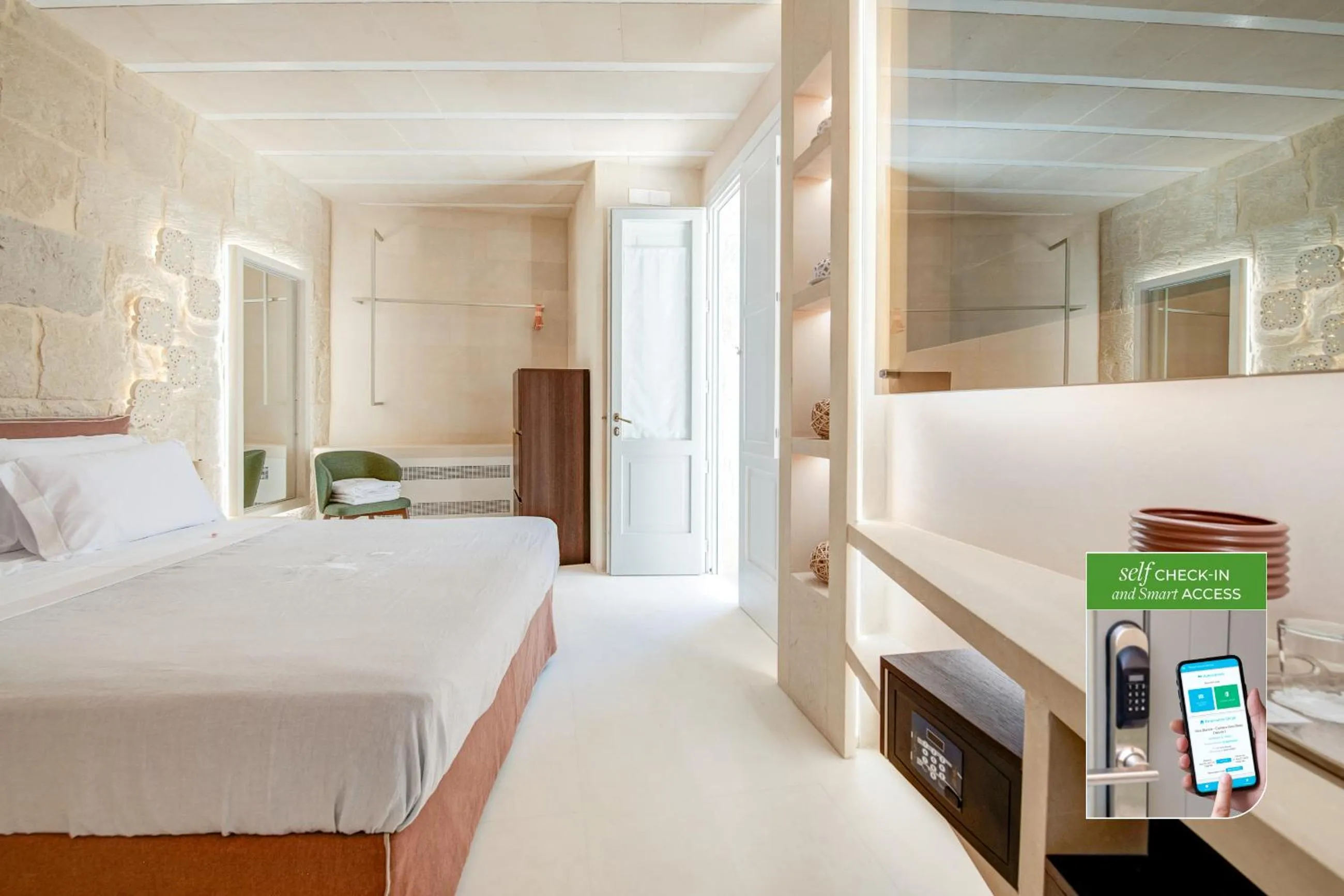 Bed in Corte Dei Granai Meeting & SPA - Raro Rooms Collection