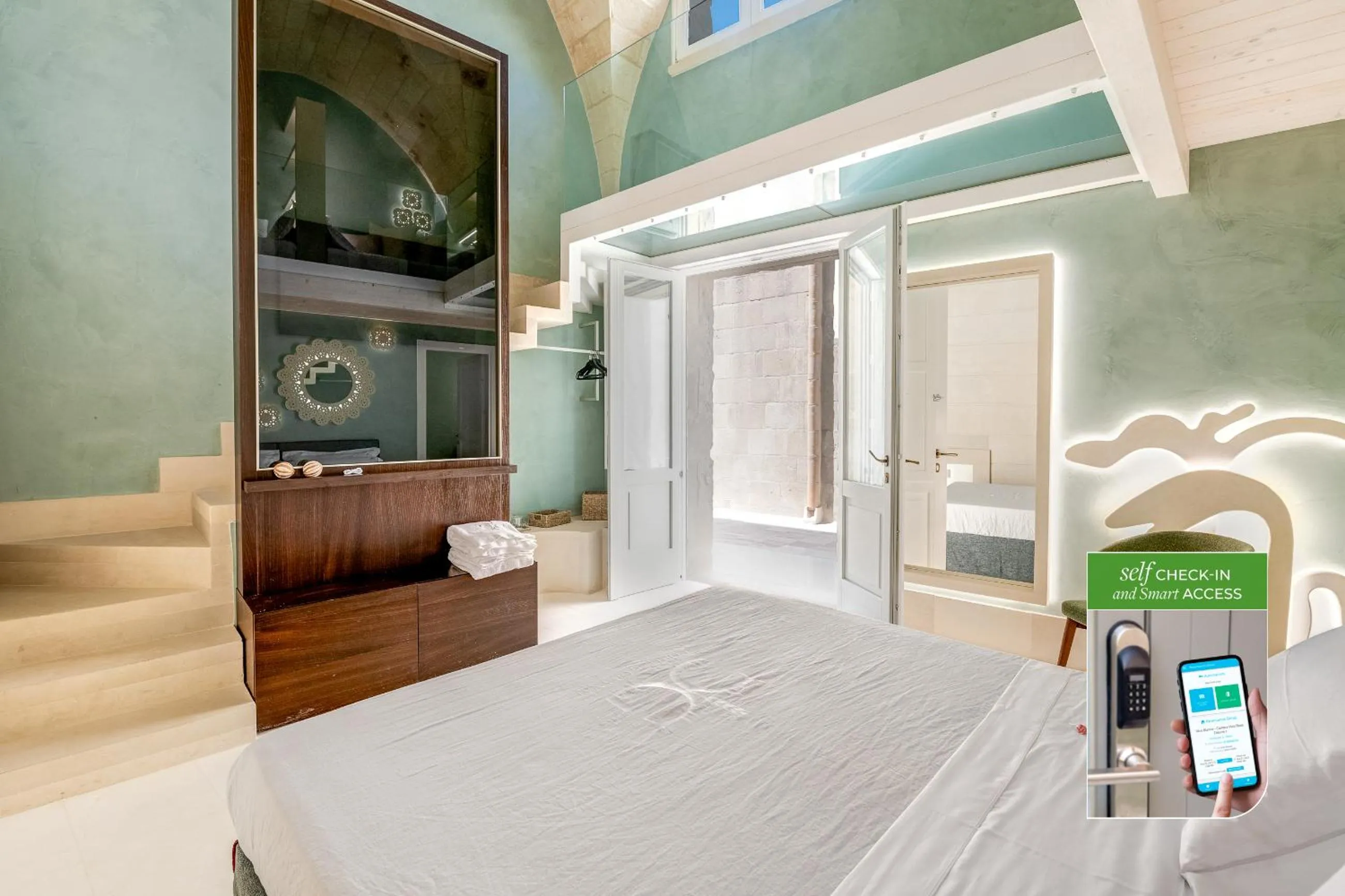 Bed in Corte Dei Granai Meeting & SPA - Raro Rooms Collection