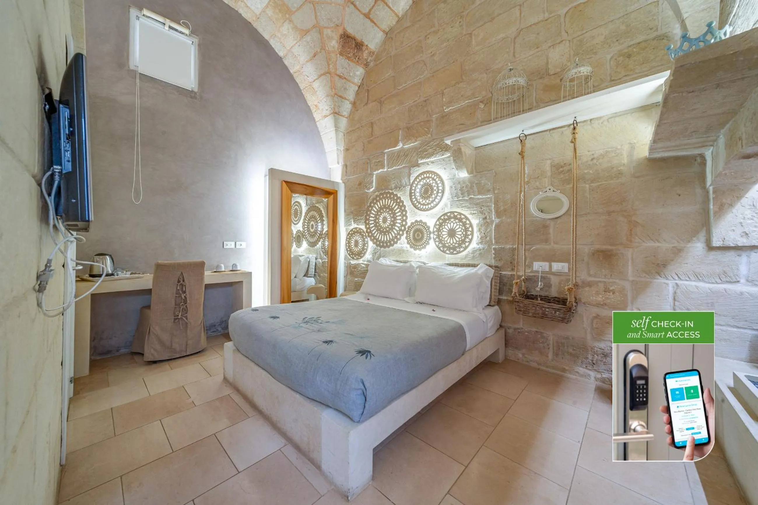 Bed in Corte Dei Granai Meeting & SPA - Raro Rooms Collection