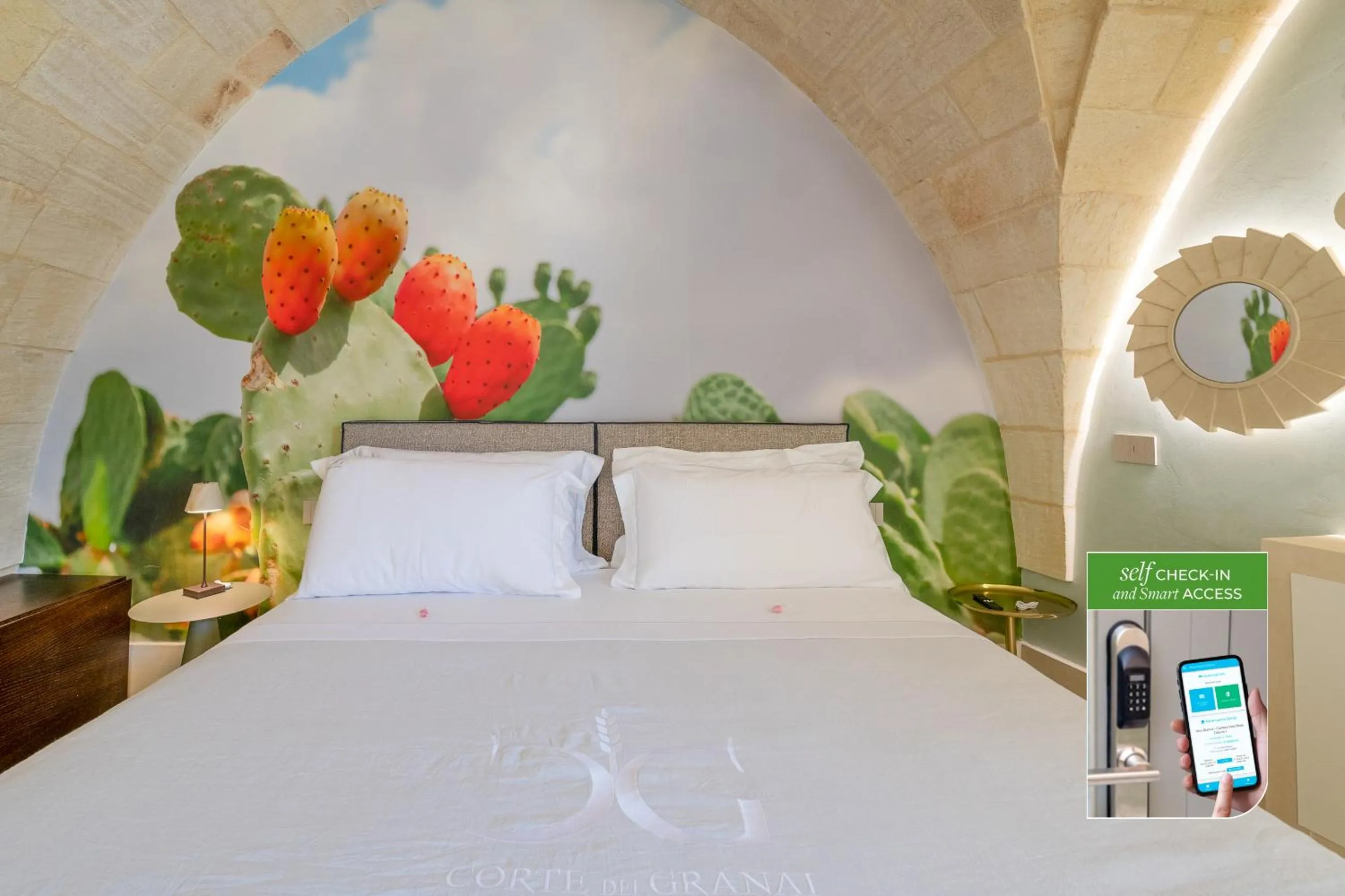 Bed in Corte Dei Granai Meeting & SPA - Raro Rooms Collection