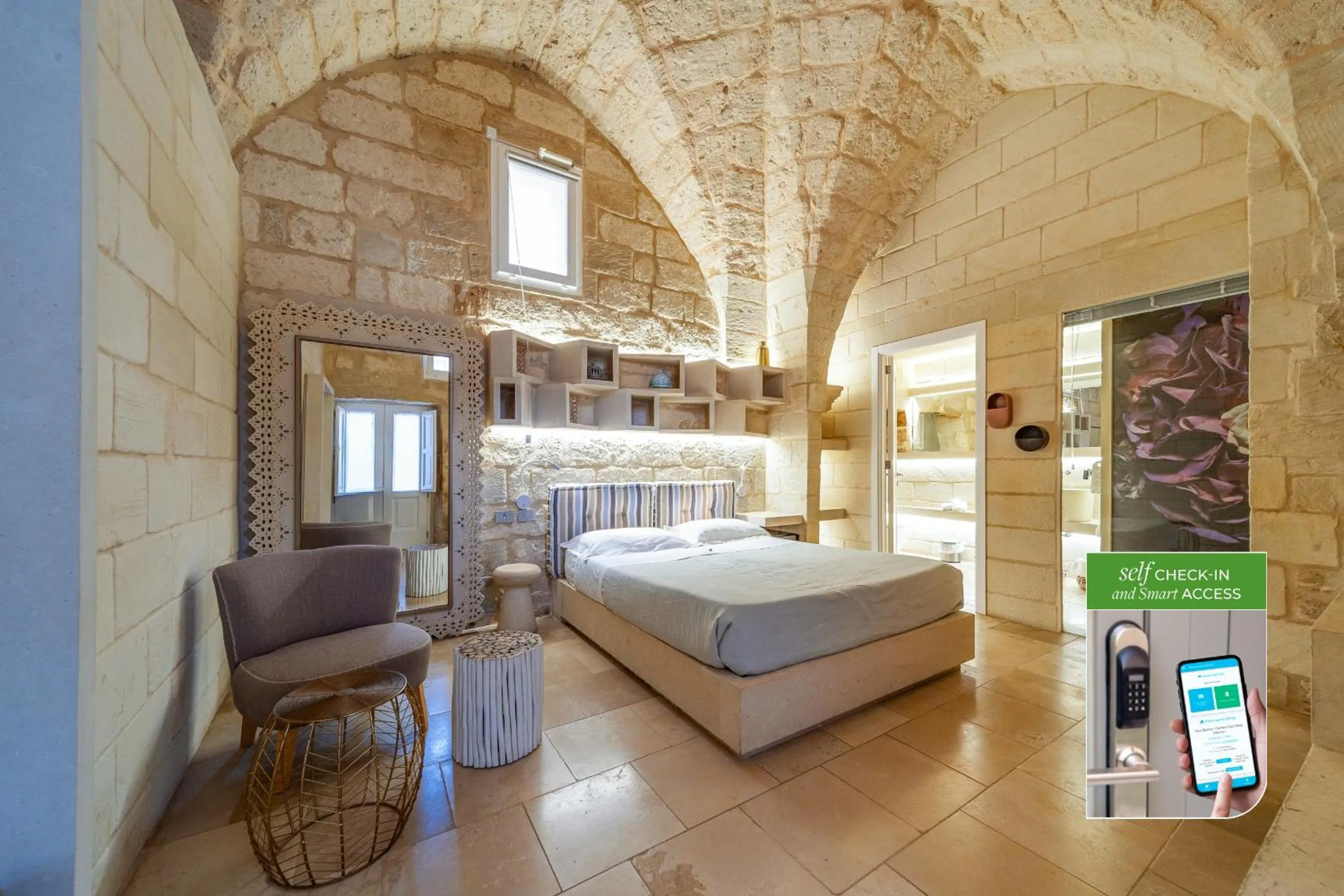 Bed in Corte Dei Granai Meeting & SPA - Raro Rooms Collection