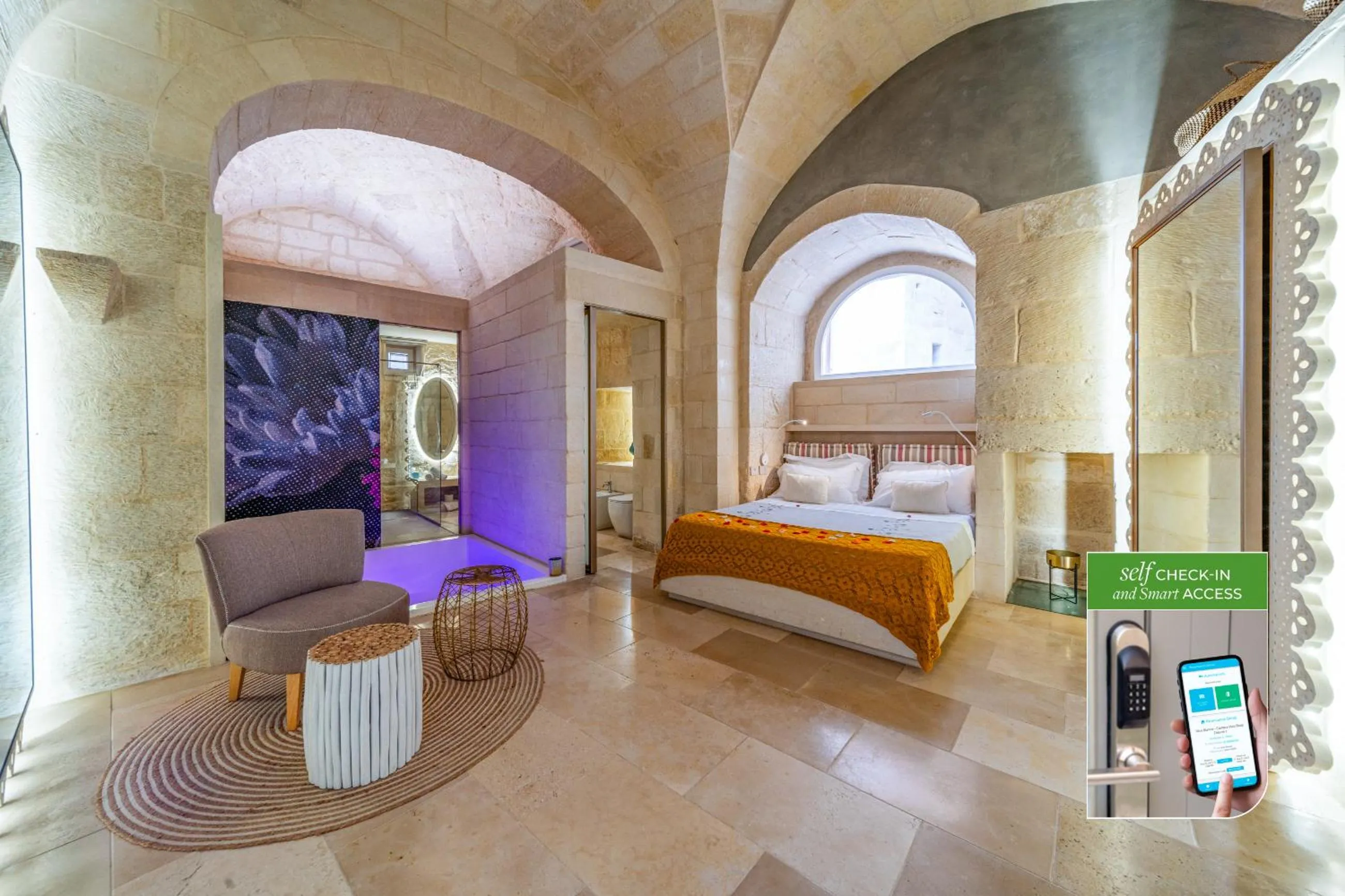 Bed in Corte Dei Granai Meeting & SPA - Raro Rooms Collection