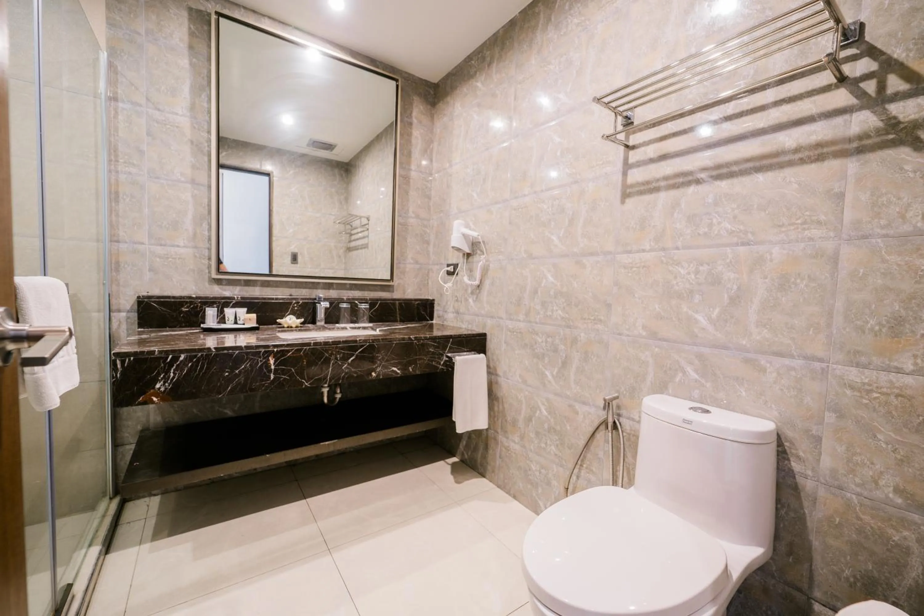 Toilet in Zuri Hotel