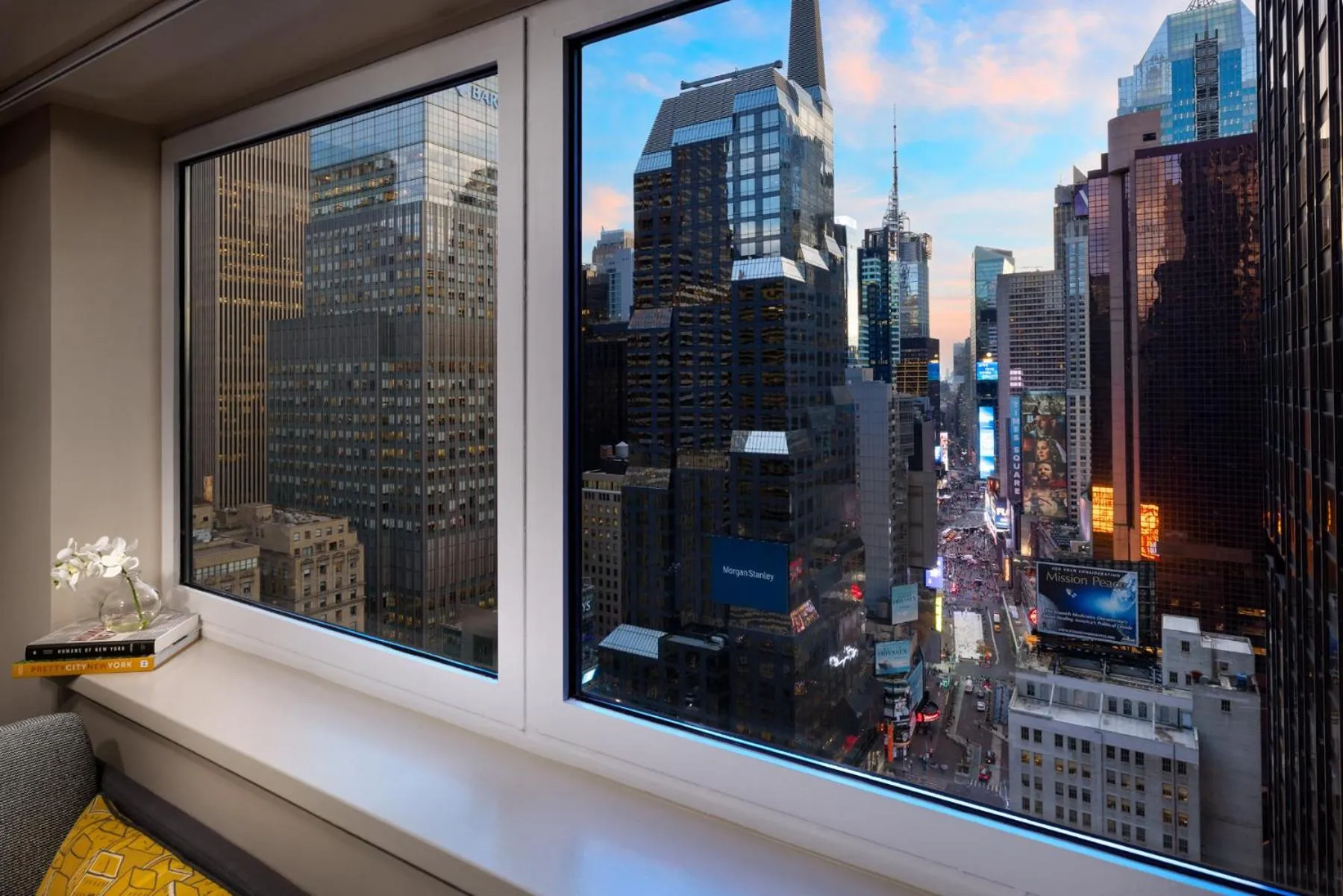 City view in M Social Hotel New York Times Square