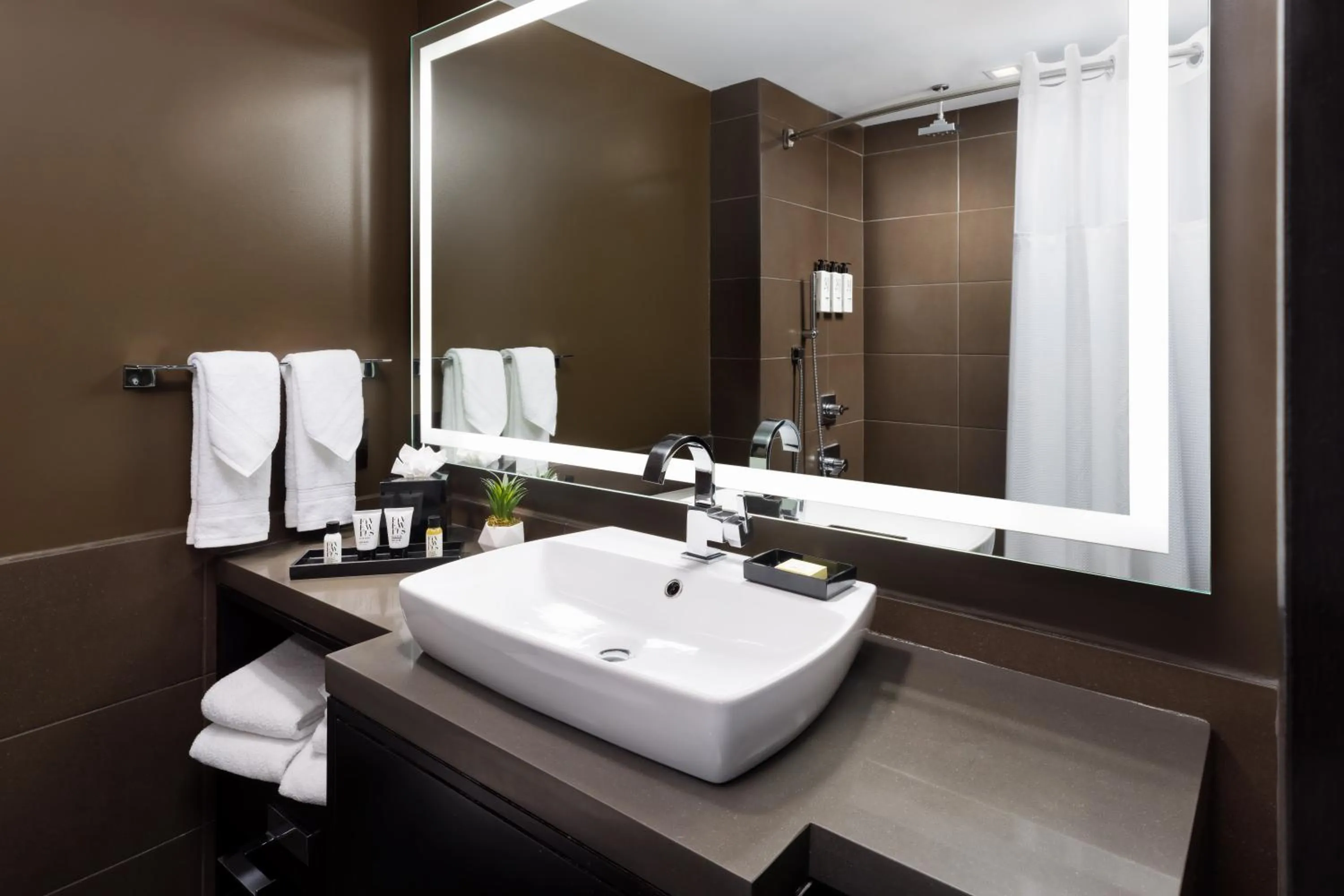 Bathroom in M Social Hotel New York Times Square