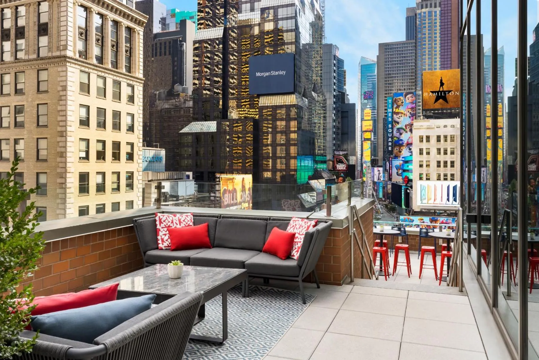 Balcony/Terrace in M Social Hotel New York Times Square