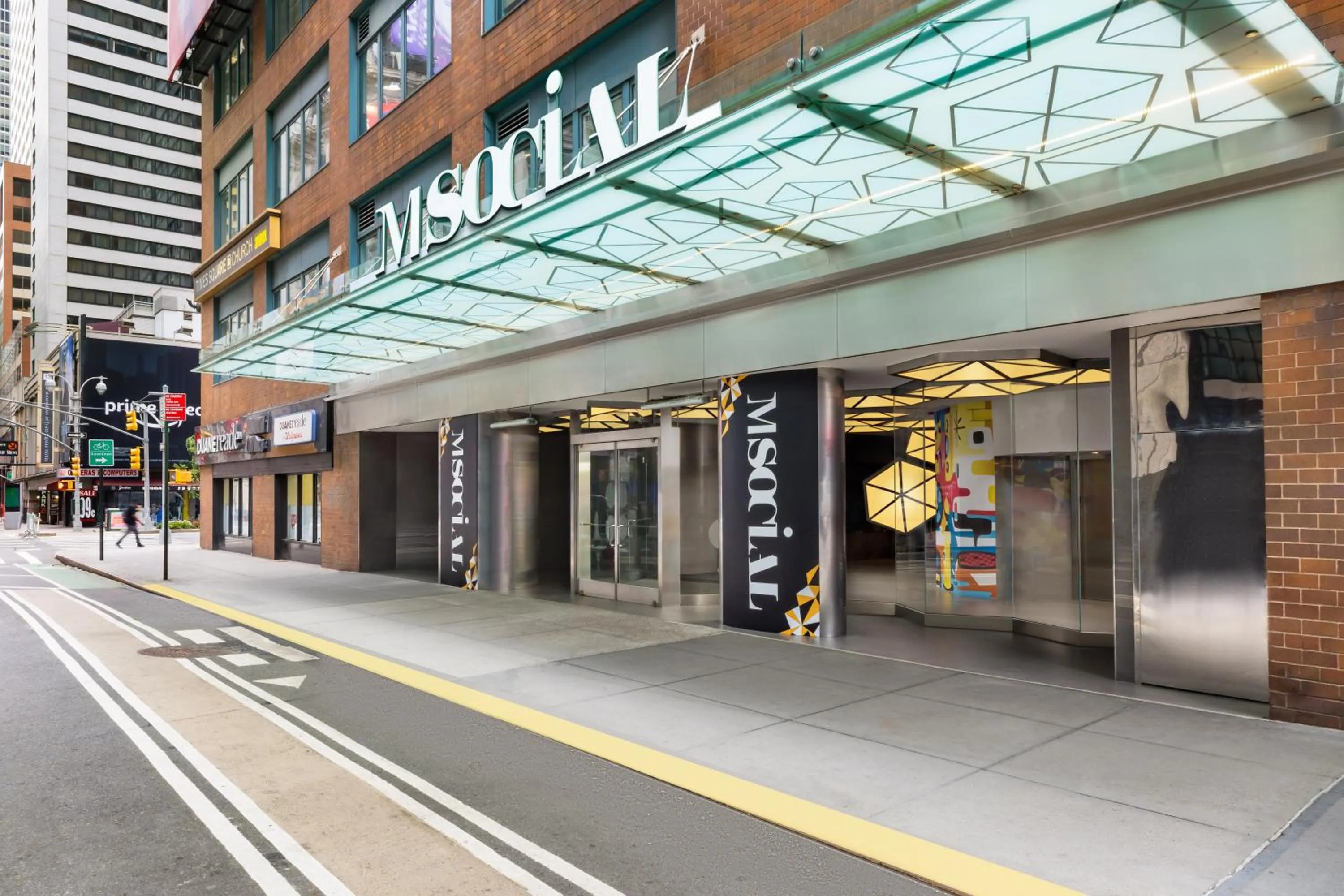 Facade/entrance in M Social Hotel New York Times Square