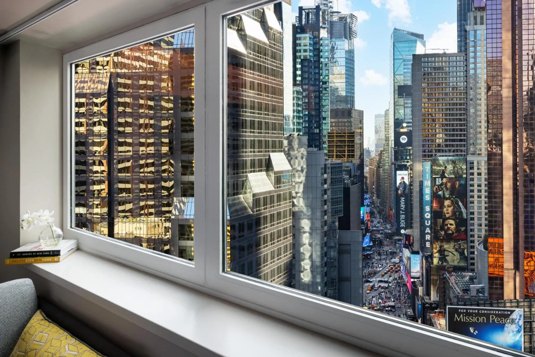 City view in M Social Hotel New York Times Square