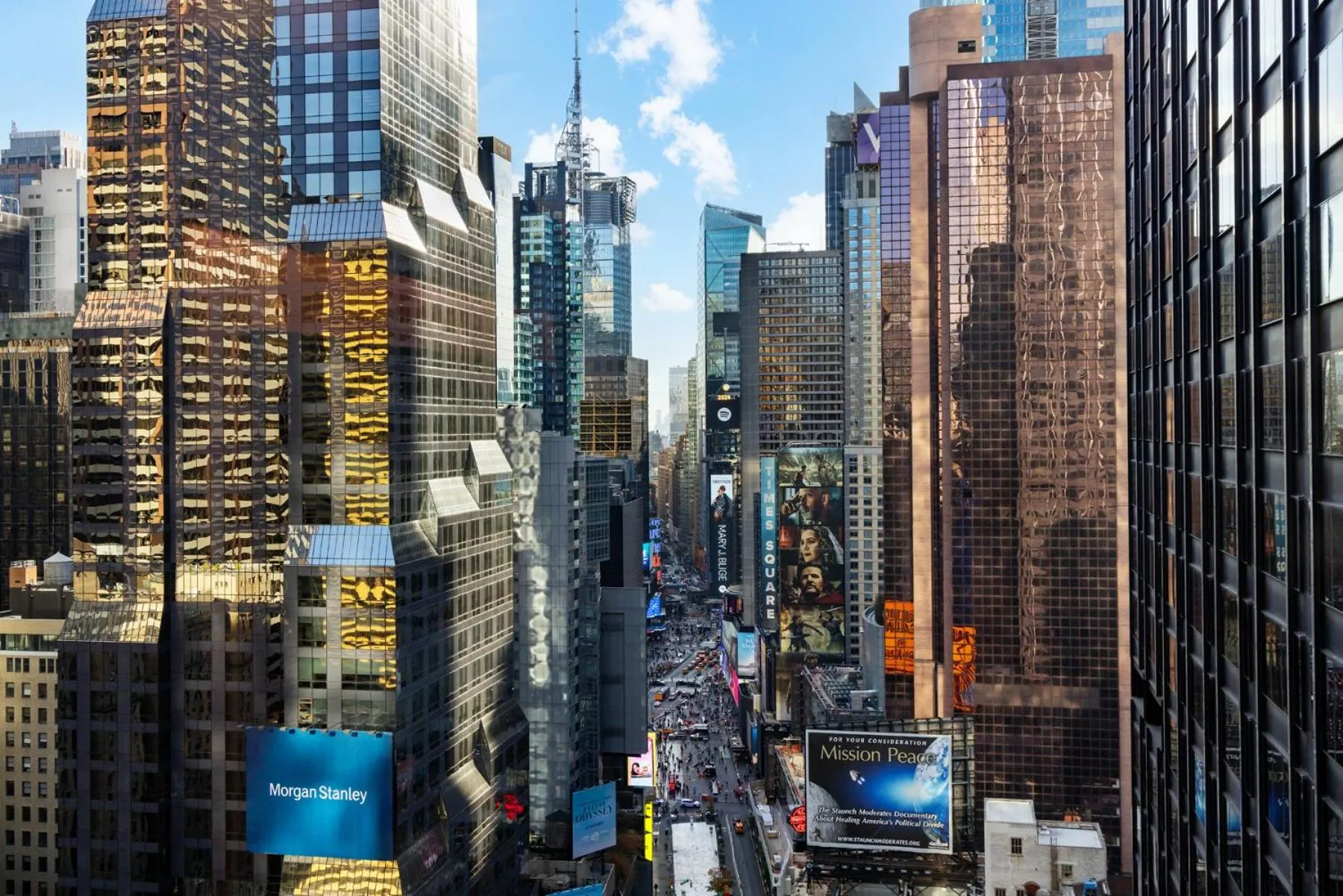 Bird's eye view in M Social Hotel New York Times Square