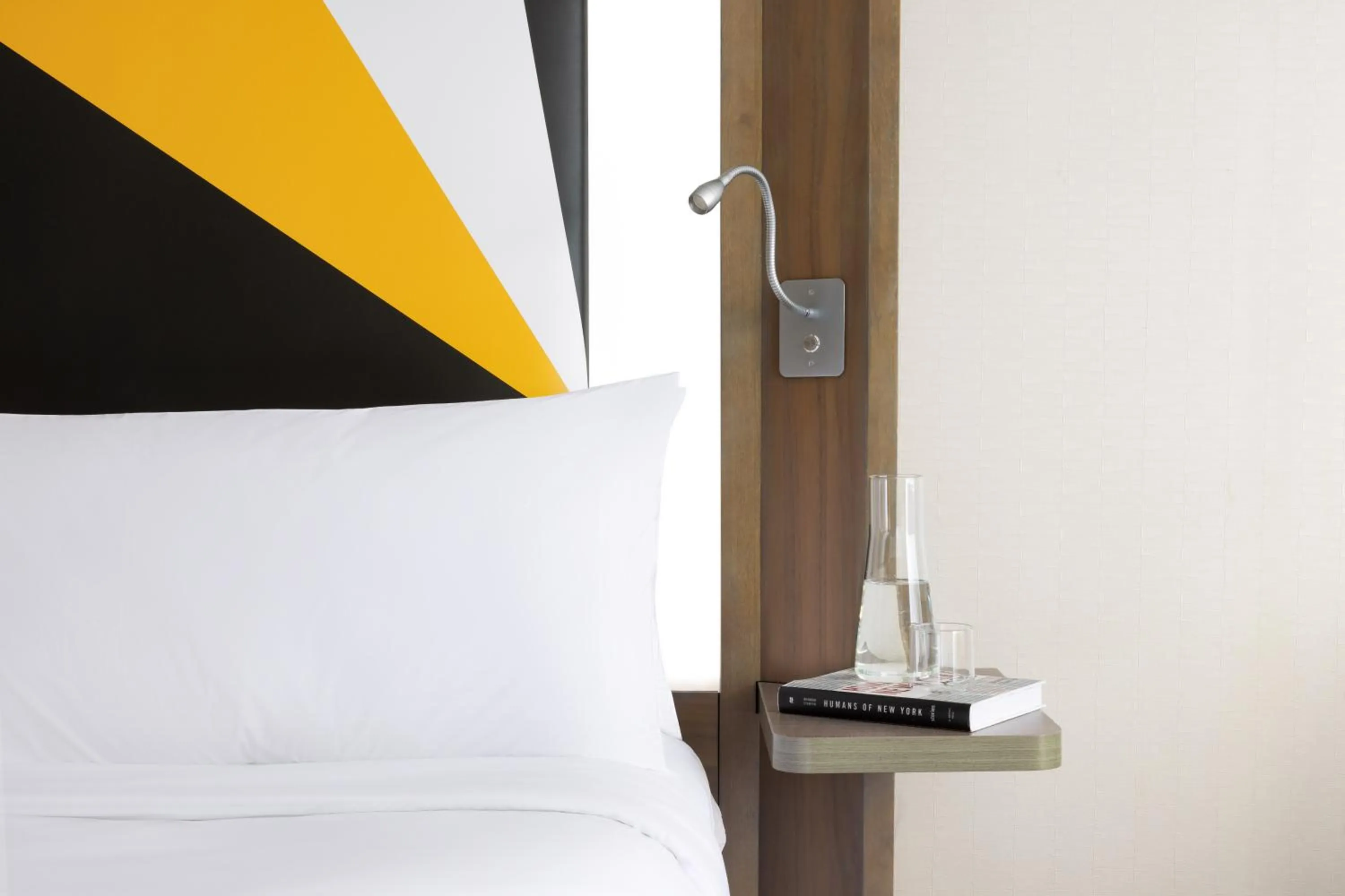 Bed in M Social Hotel New York Times Square