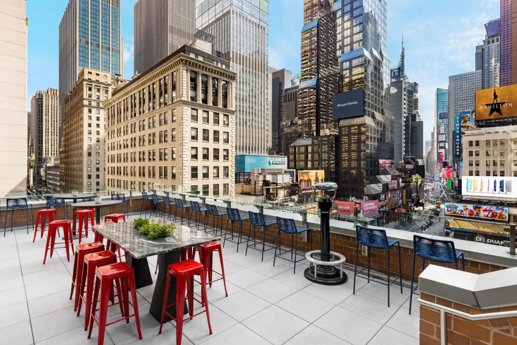 Patio in M Social Hotel New York Times Square