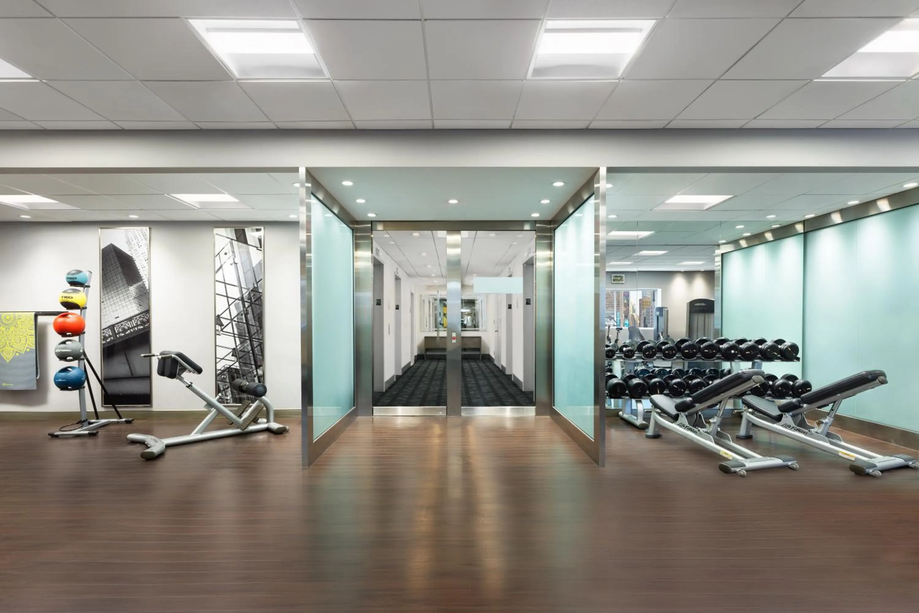 Fitness centre/facilities in M Social Hotel New York Times Square