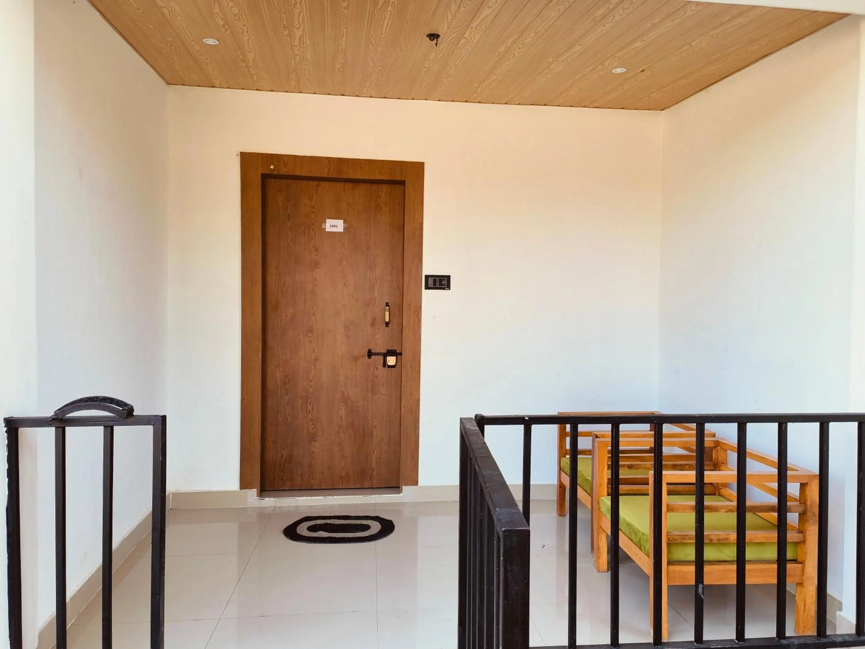 Balcony/Terrace, Bed in Kaziranga Eco Village Resort