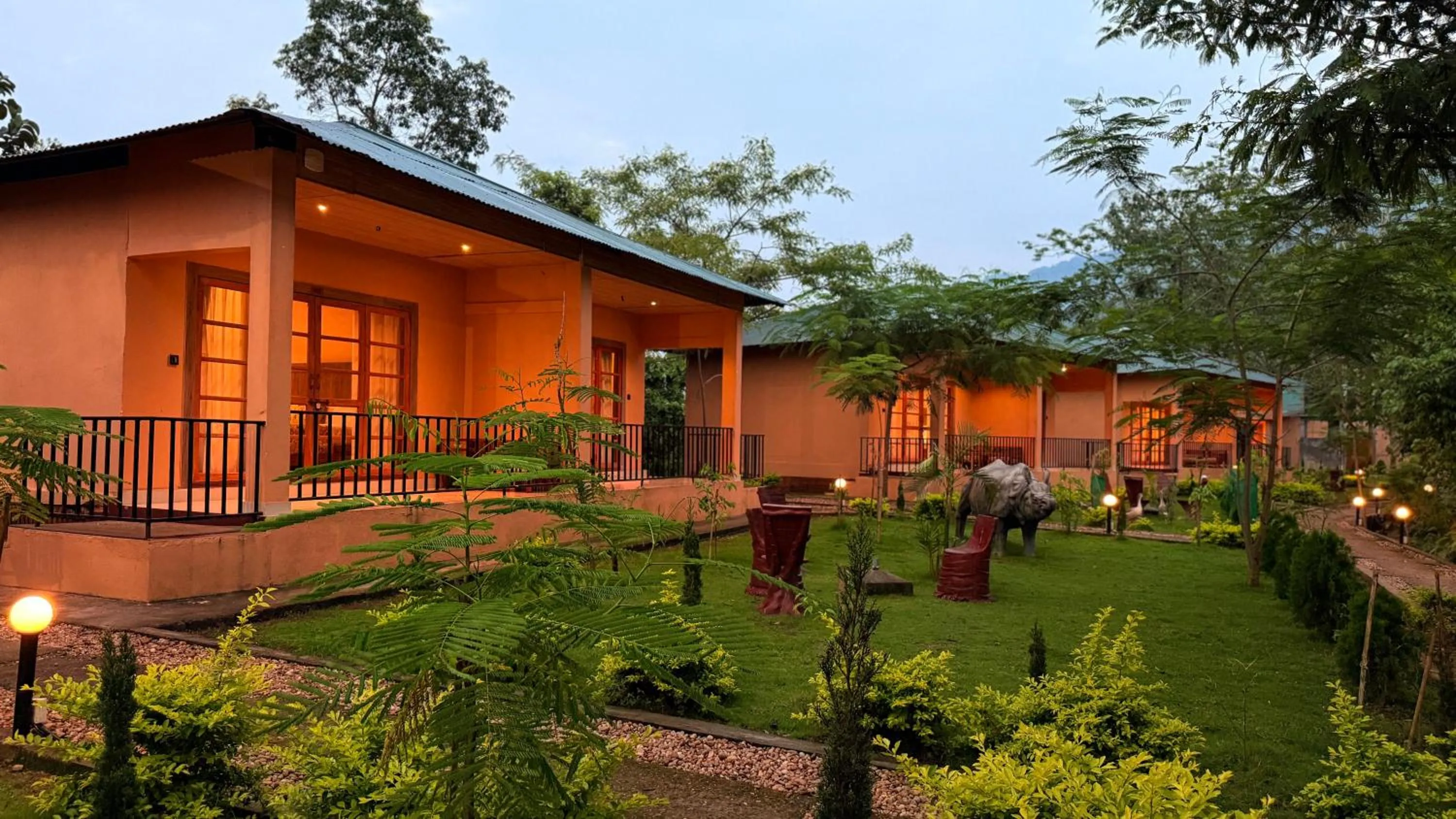 Property building in Kaziranga Eco Village Resort