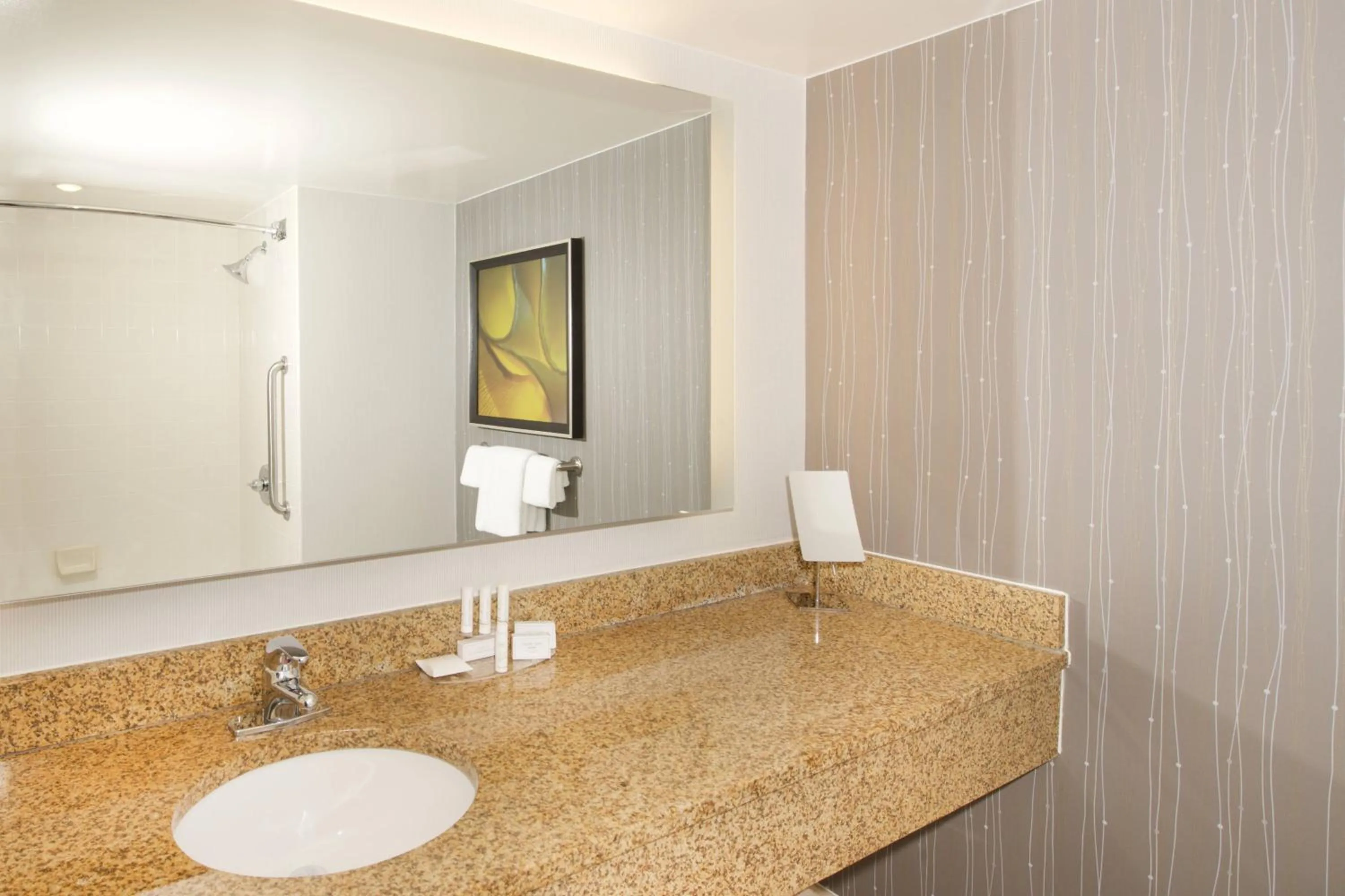 Bathroom in Courtyard by Marriott Boston Billerica Bedford
