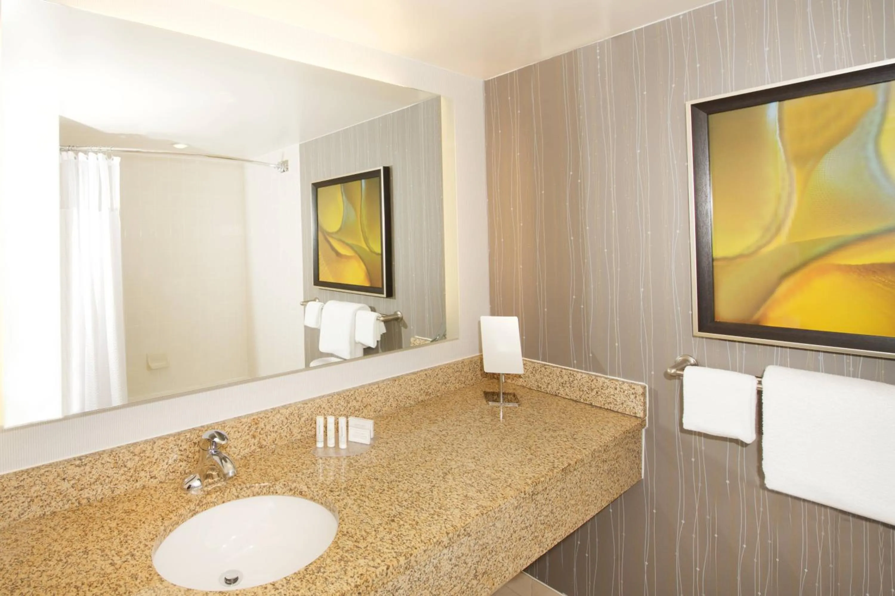 Bathroom in Courtyard by Marriott Boston Billerica Bedford