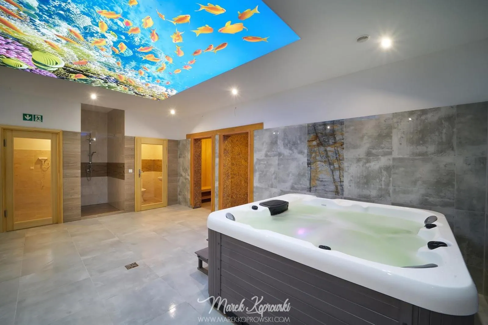 Hot Tub in Apartamenty Berg Karpacz